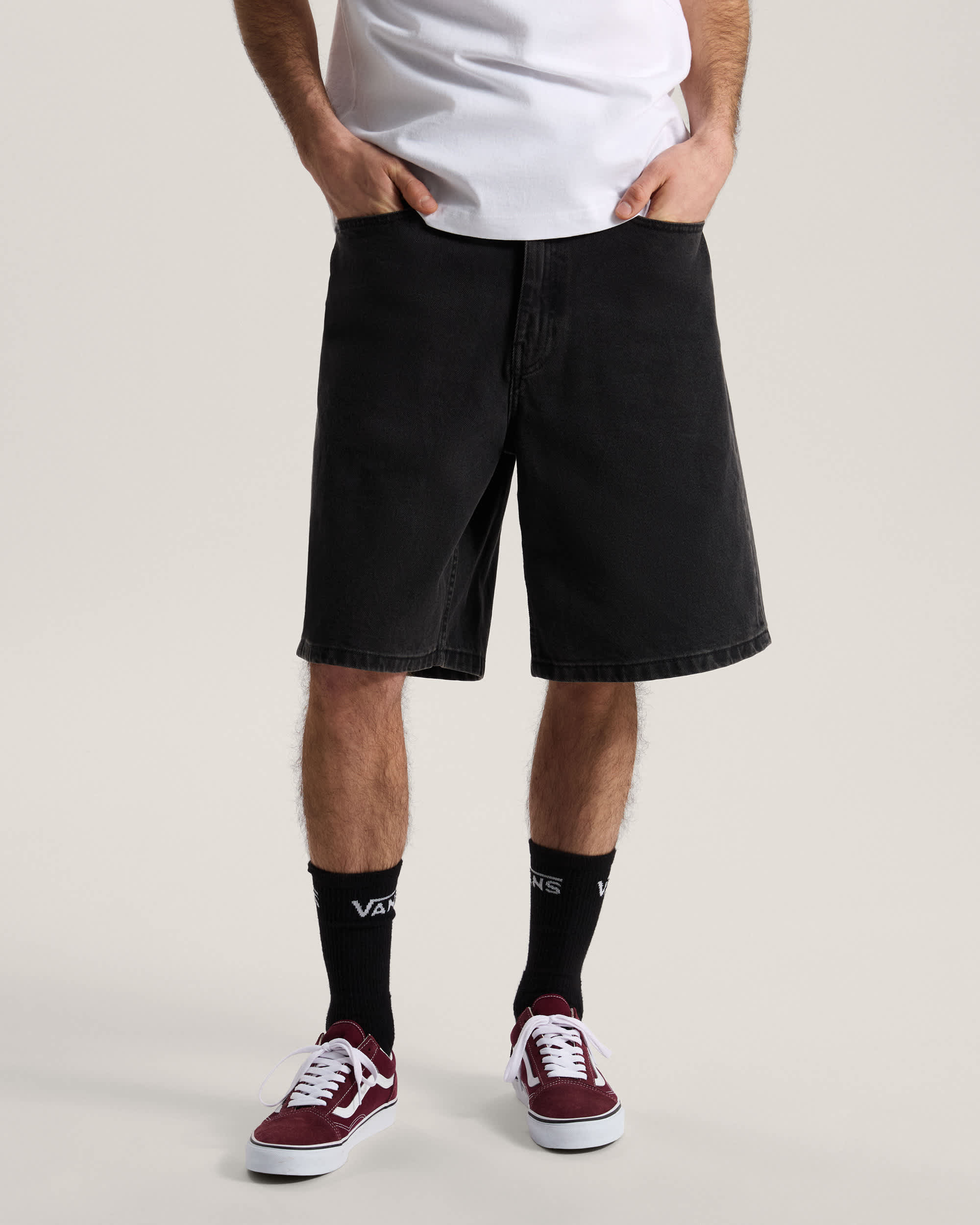 Pantaloncini baggy in denim Check5 VANS Nero ALT2