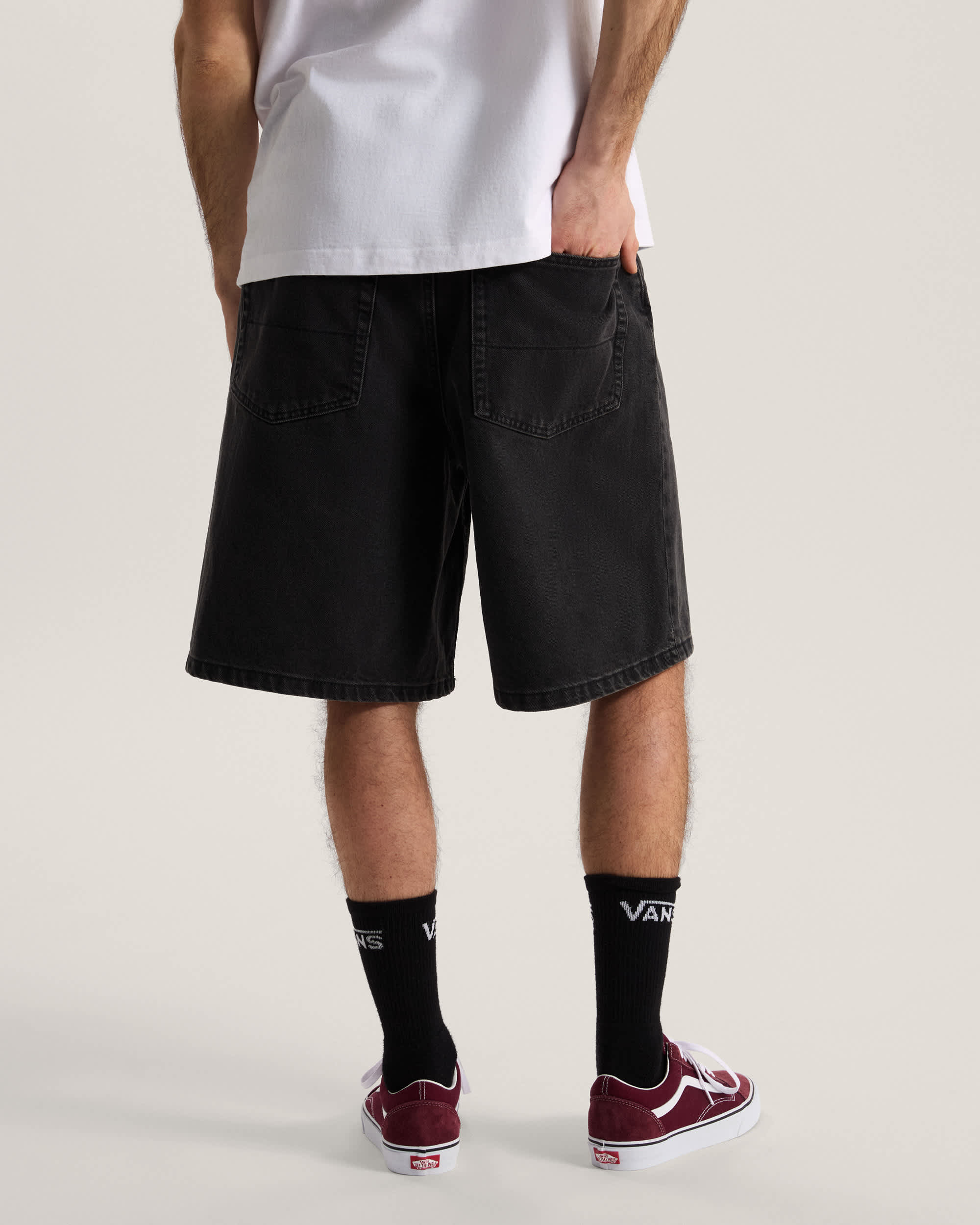 Pantaloncini baggy in denim Check5 VANS Nero ALT3