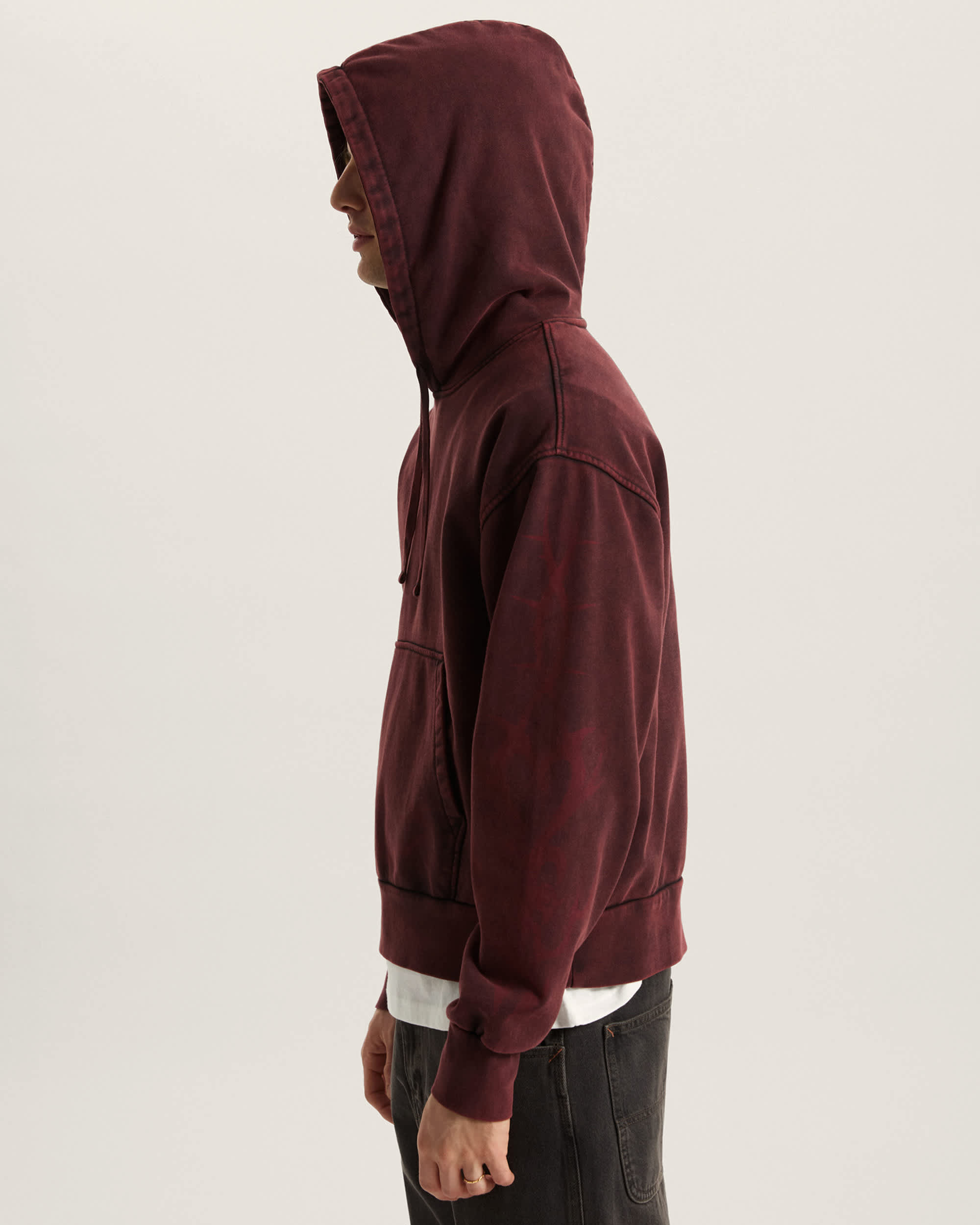 Dayana Tribal Flame Pullover Hoodie VANS Brown ALT4