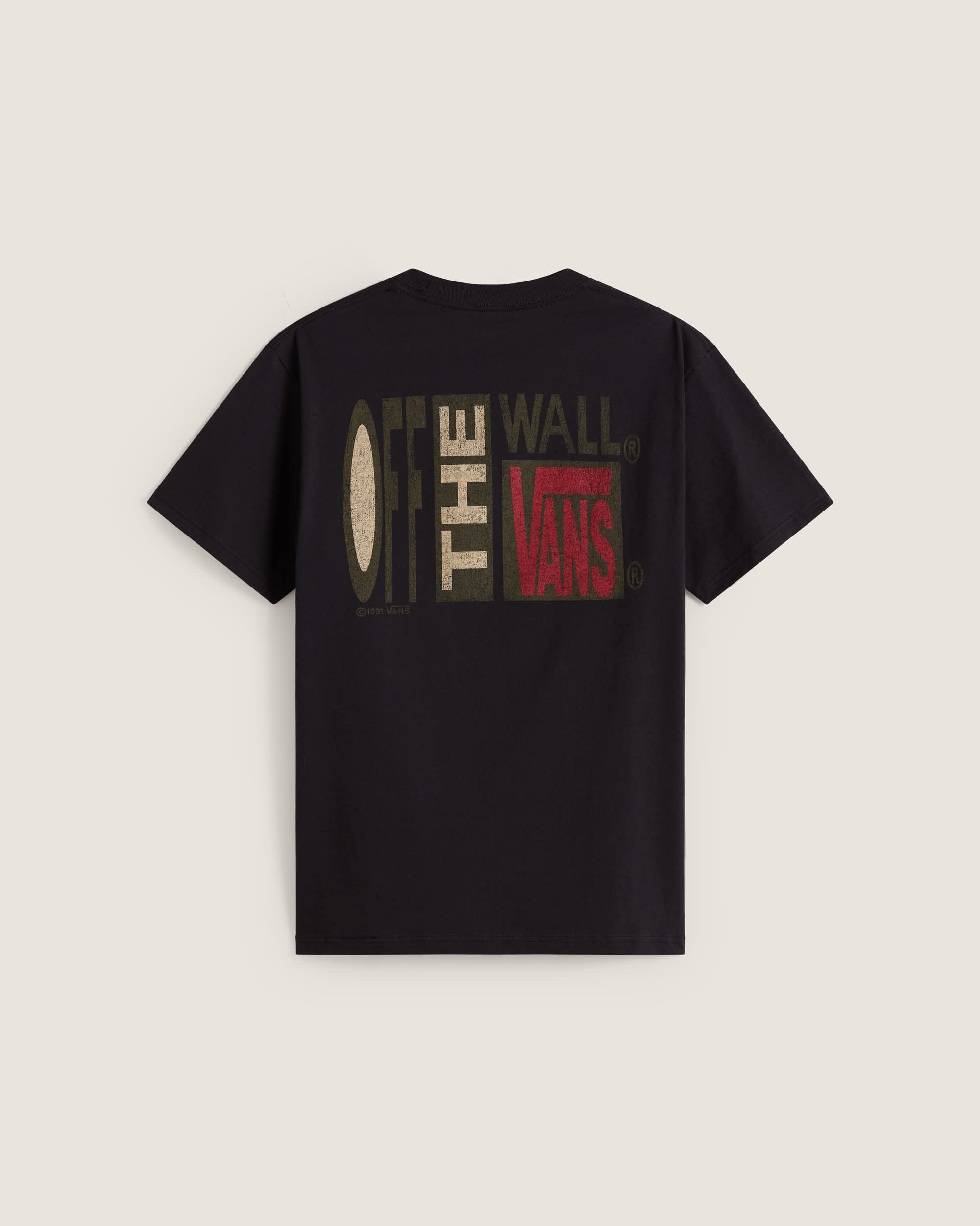 Tshirt Stretch Stack Crackle VANS Noir ALT1