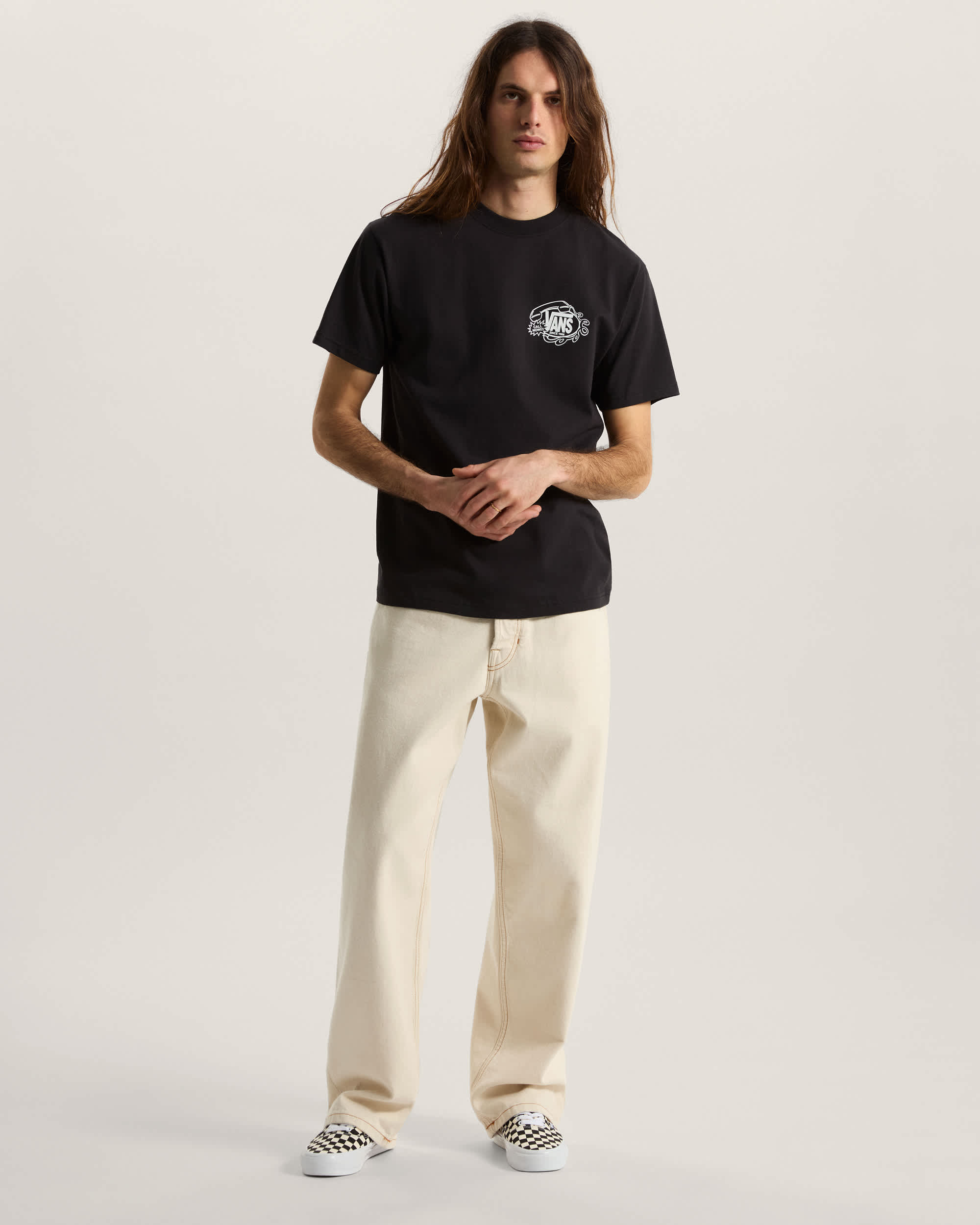 Hot Lines SS Tee Black VANS Schwarz ALT4