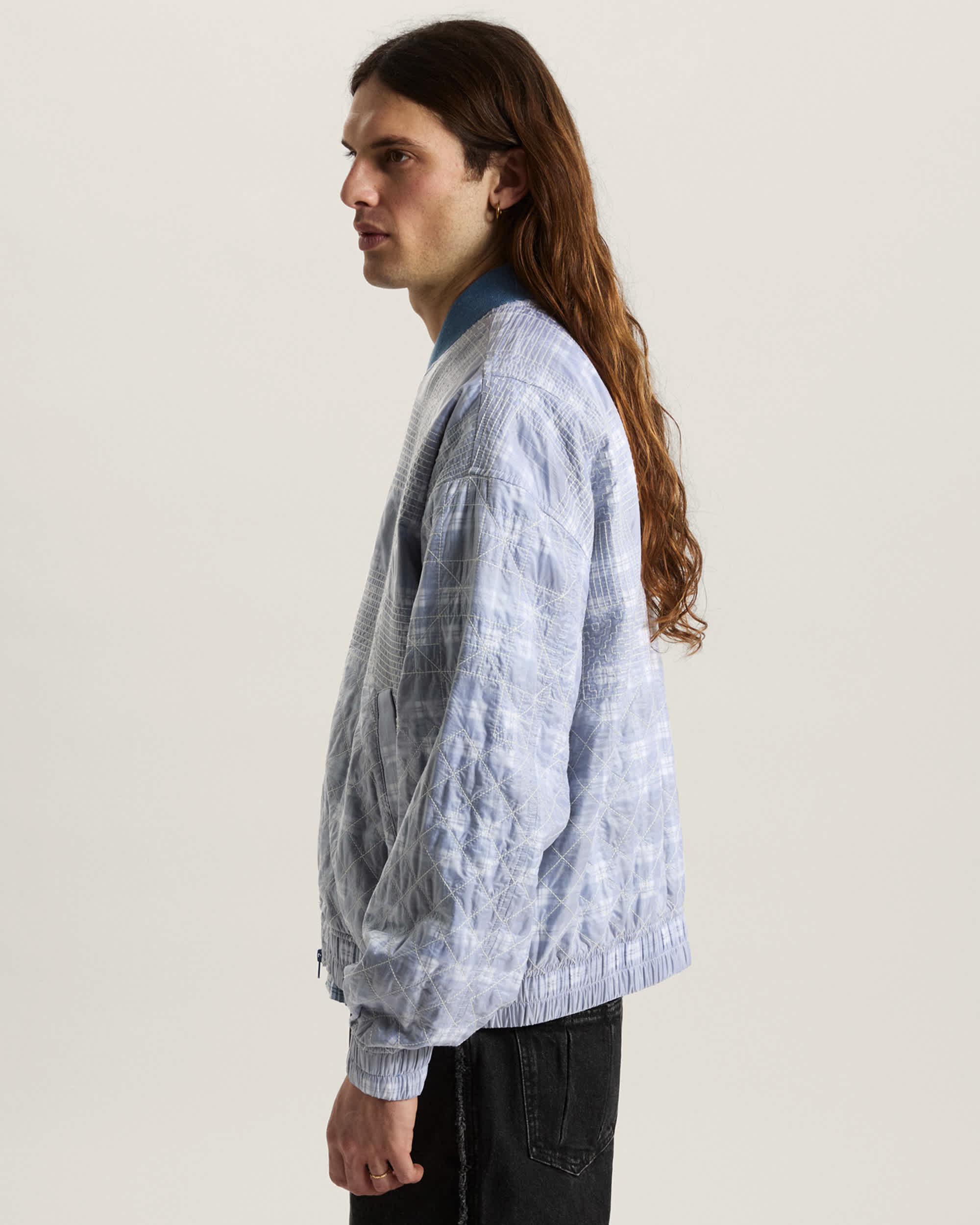 OTW x TDC Double Layered Bomber Jacket Deep Indigo VANS Azul ALT4