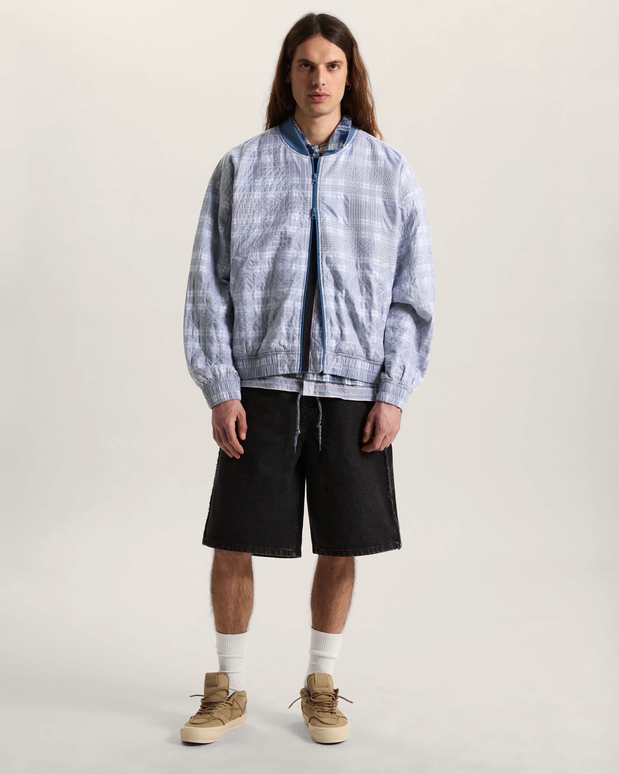 OTW x TDC Double Layered Bomber Jacket Deep Indigo VANS Azul ALT5