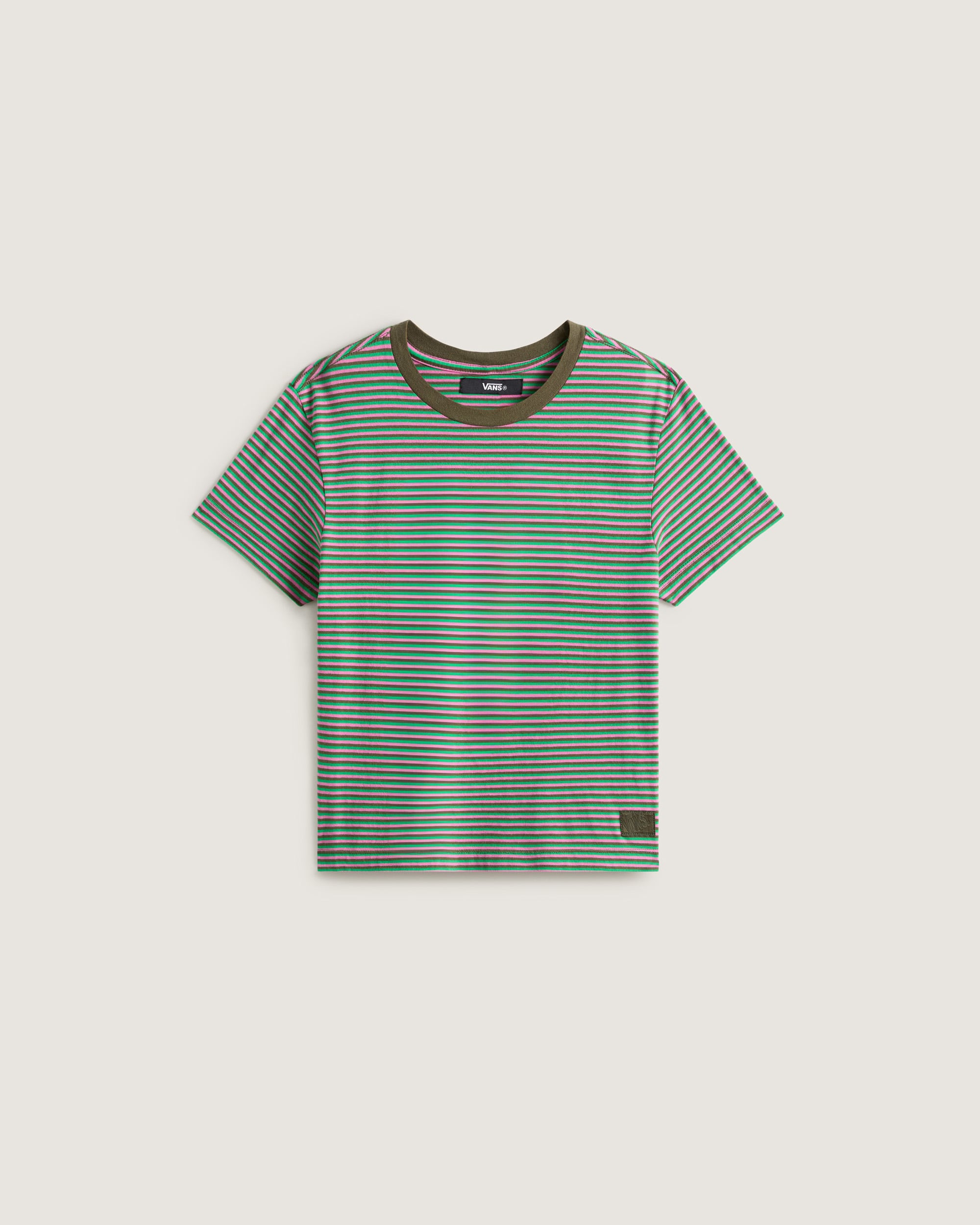 Salton Stripe TShirt VANS Green HERO
