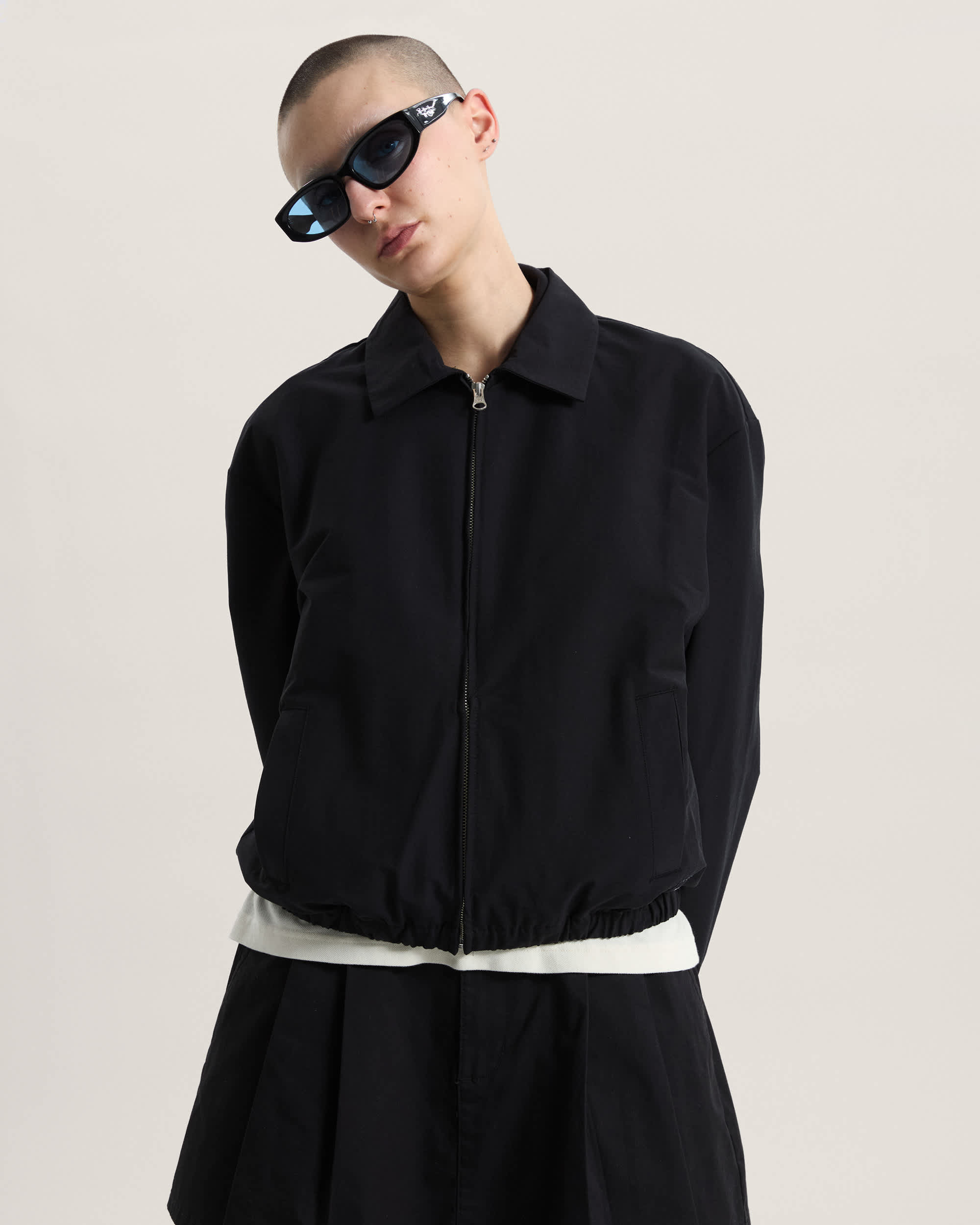 Tt Leichte Bomberjacke VANS Schwarz ALT2