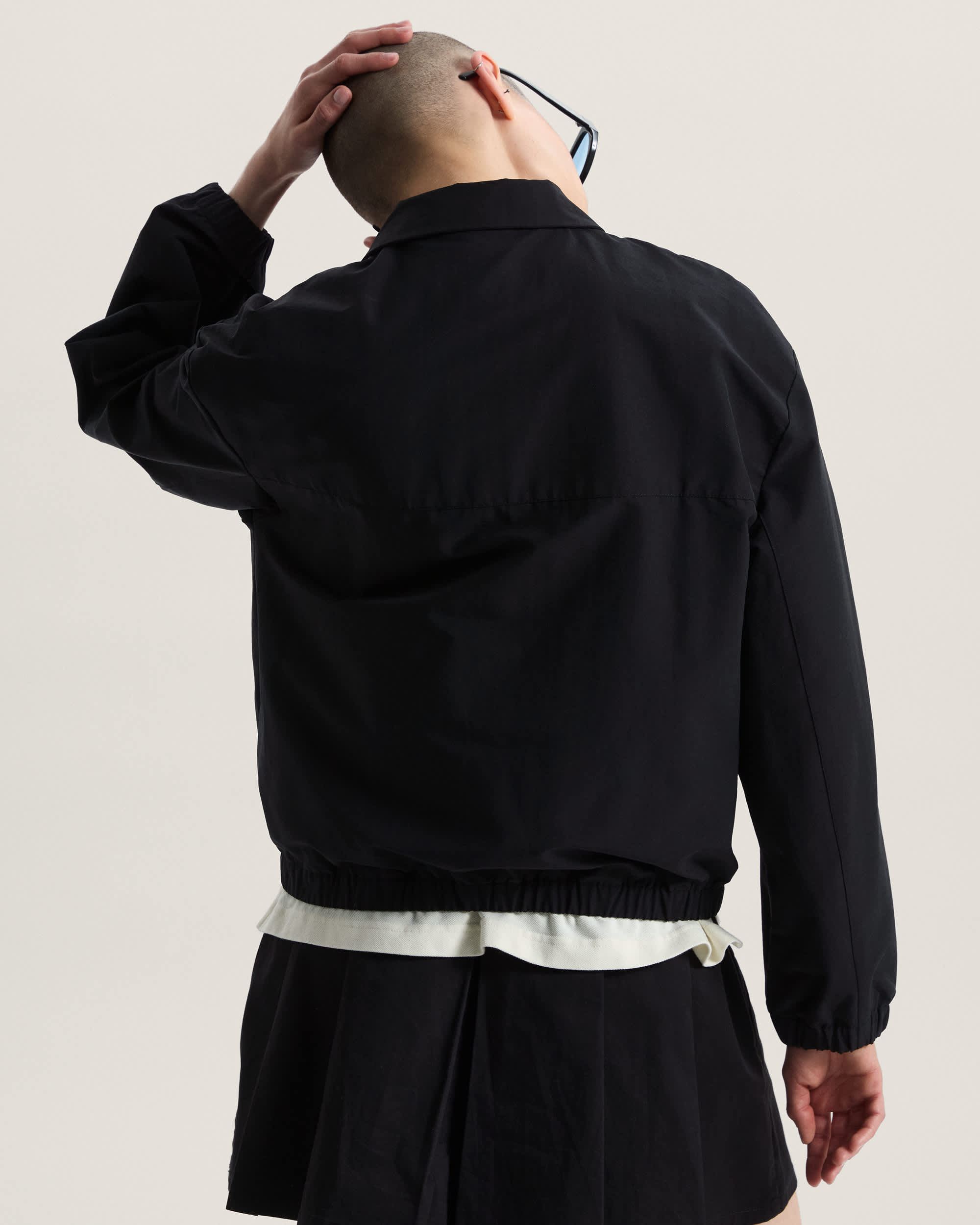 Tt Leichte Bomberjacke VANS Schwarz ALT3