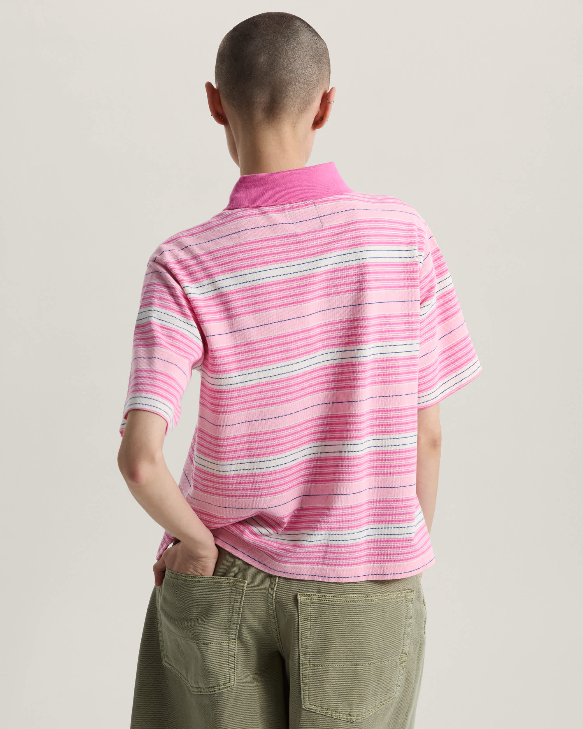 Swing Knit Polohemd VANS Rosa ALT3