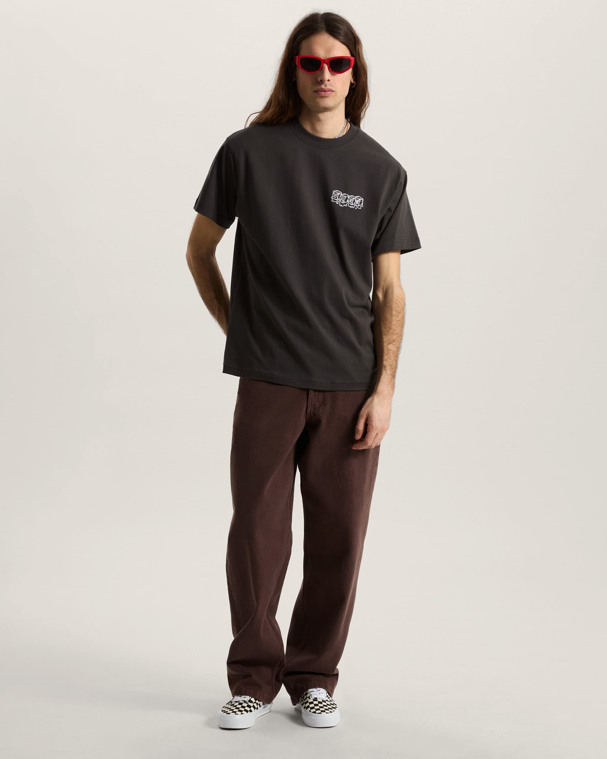 TETHERED SS TEE Faded Black VANS Negro ALT4