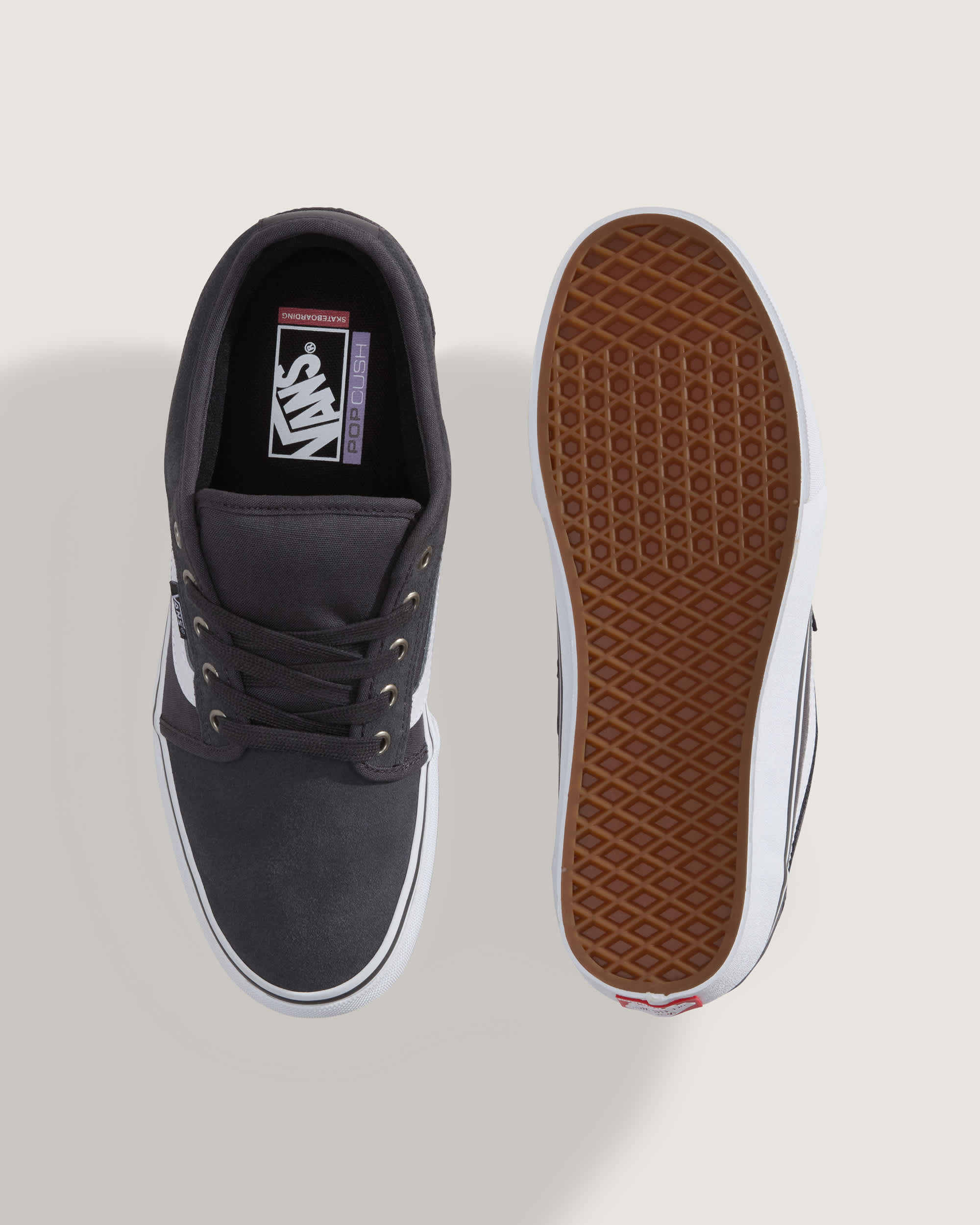 Skate Chukka Low Sidestripe Shoes VANS Grey ALT2