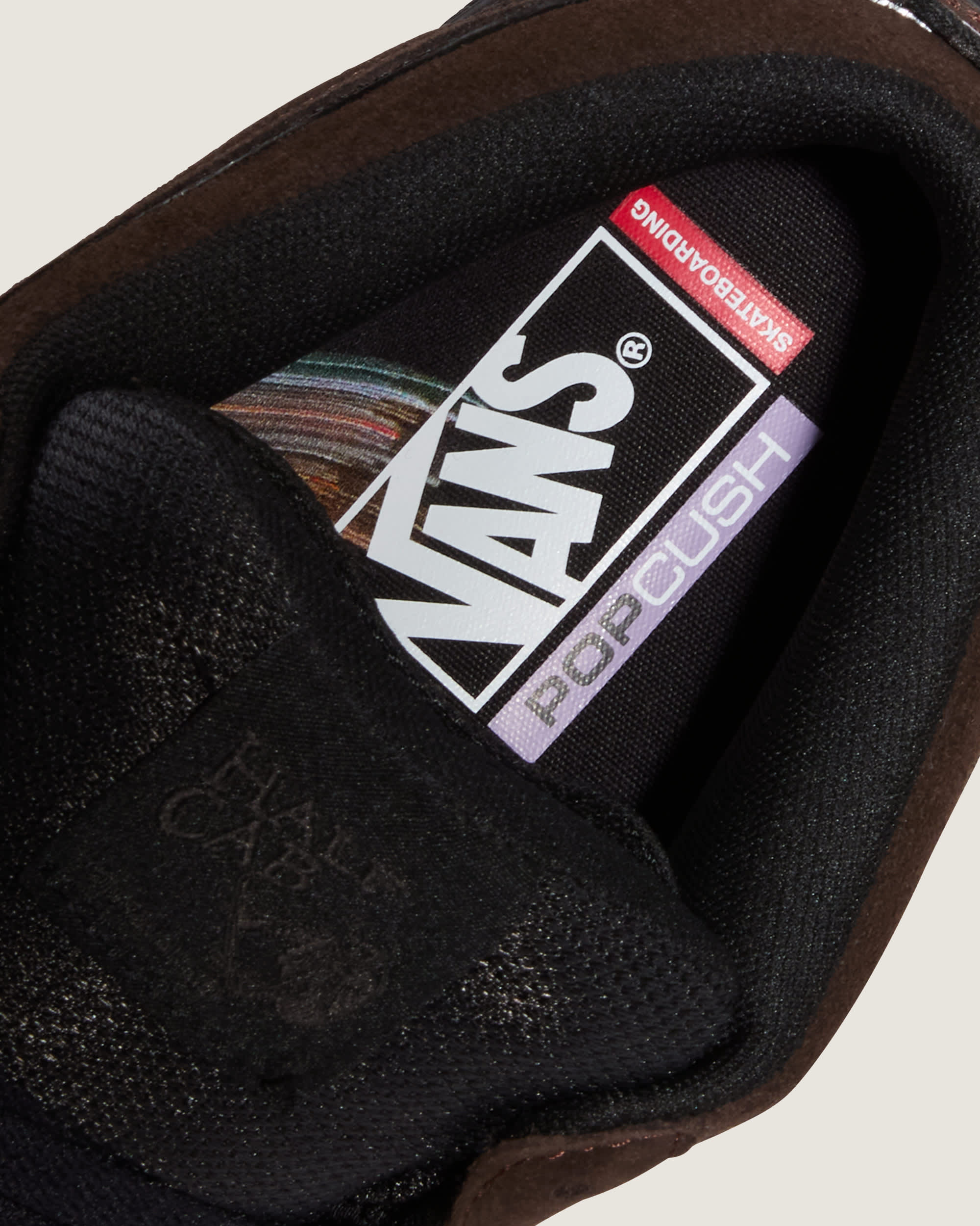 Chaussures Skate Half Cab Wafflecup VANS NoirMarron ALT6