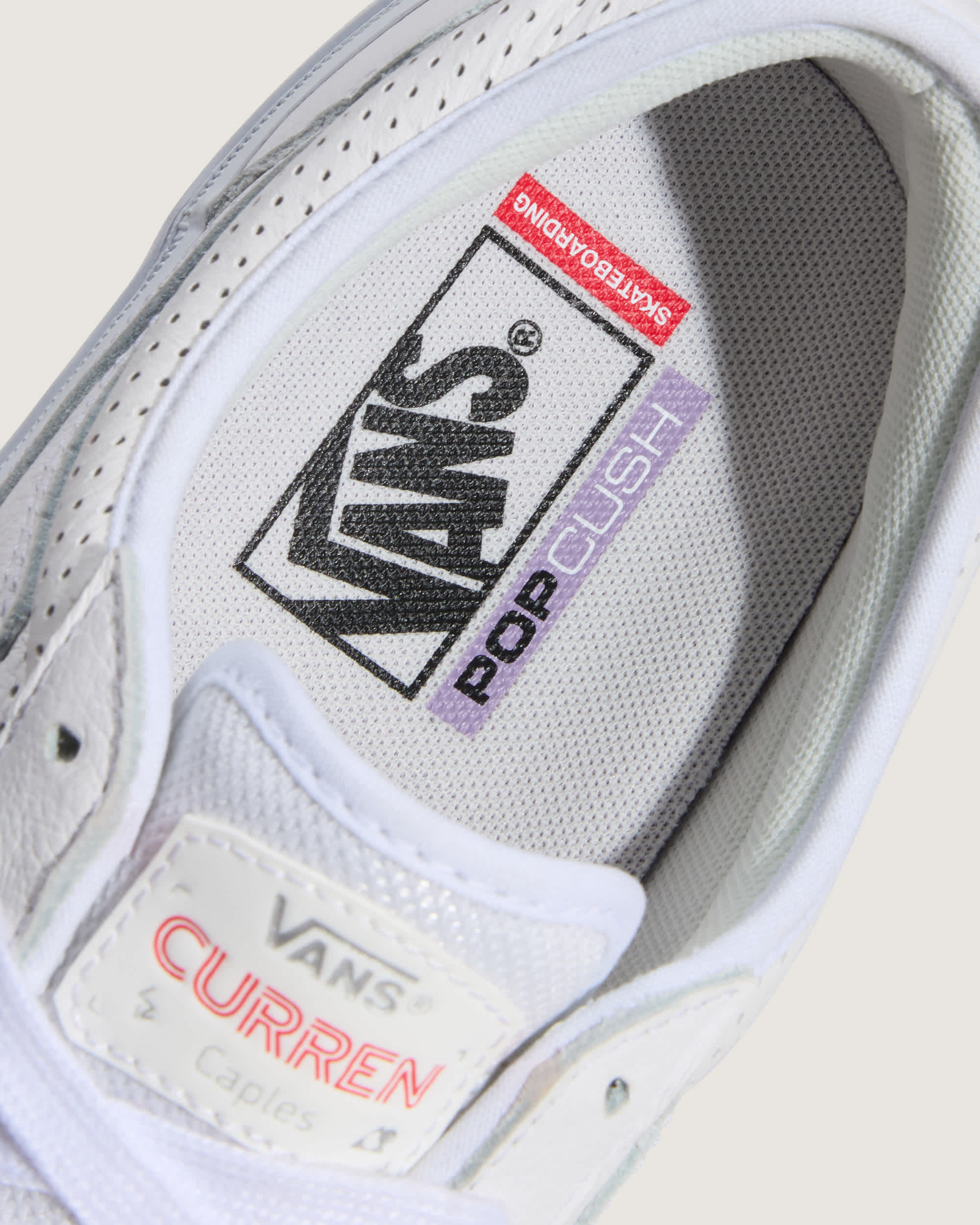 Skate Curren Caples Schoenen VANS Wit ALT6