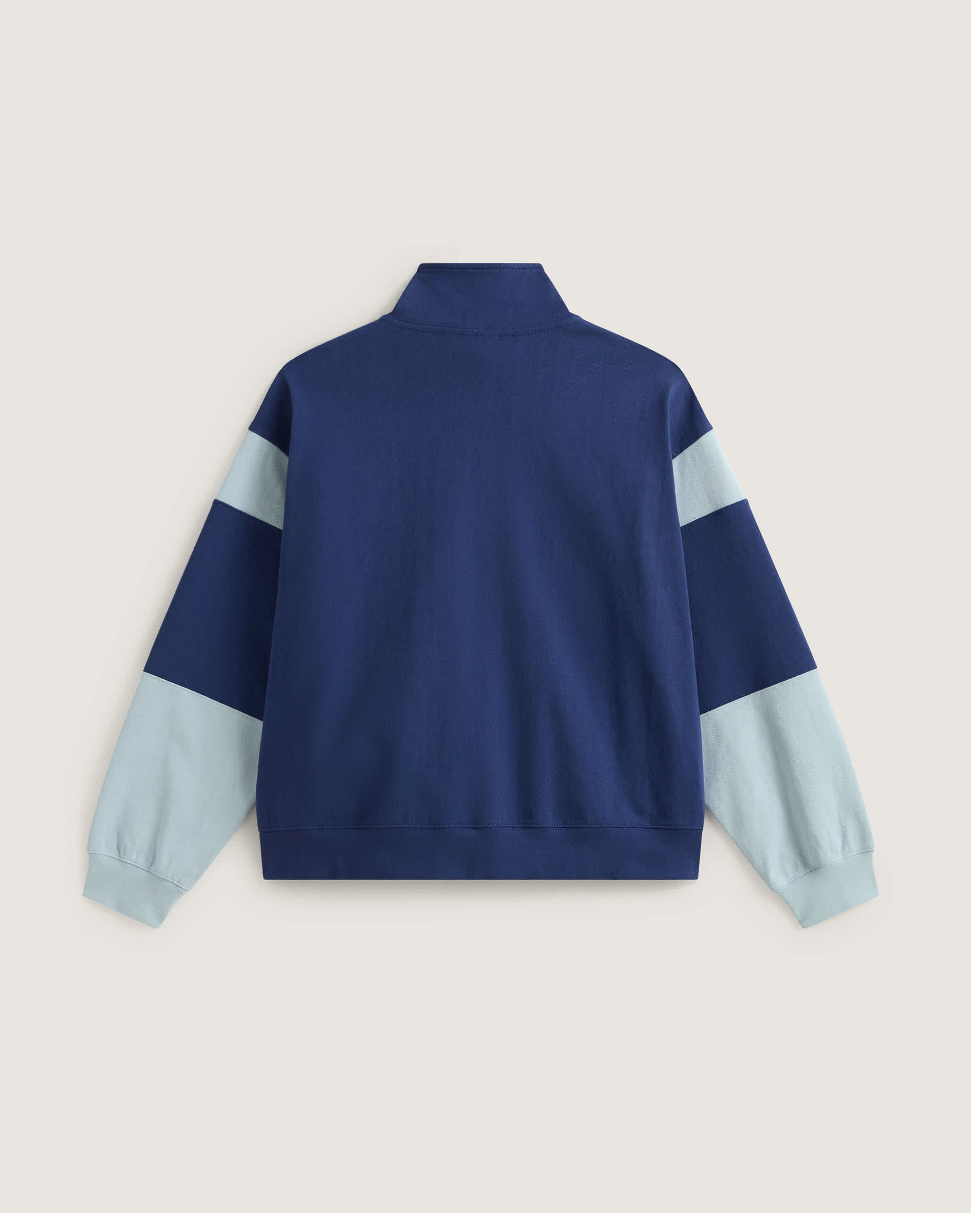 Retro Sport Mock Neck Full Zip True Navy VANS Bleu ALT1