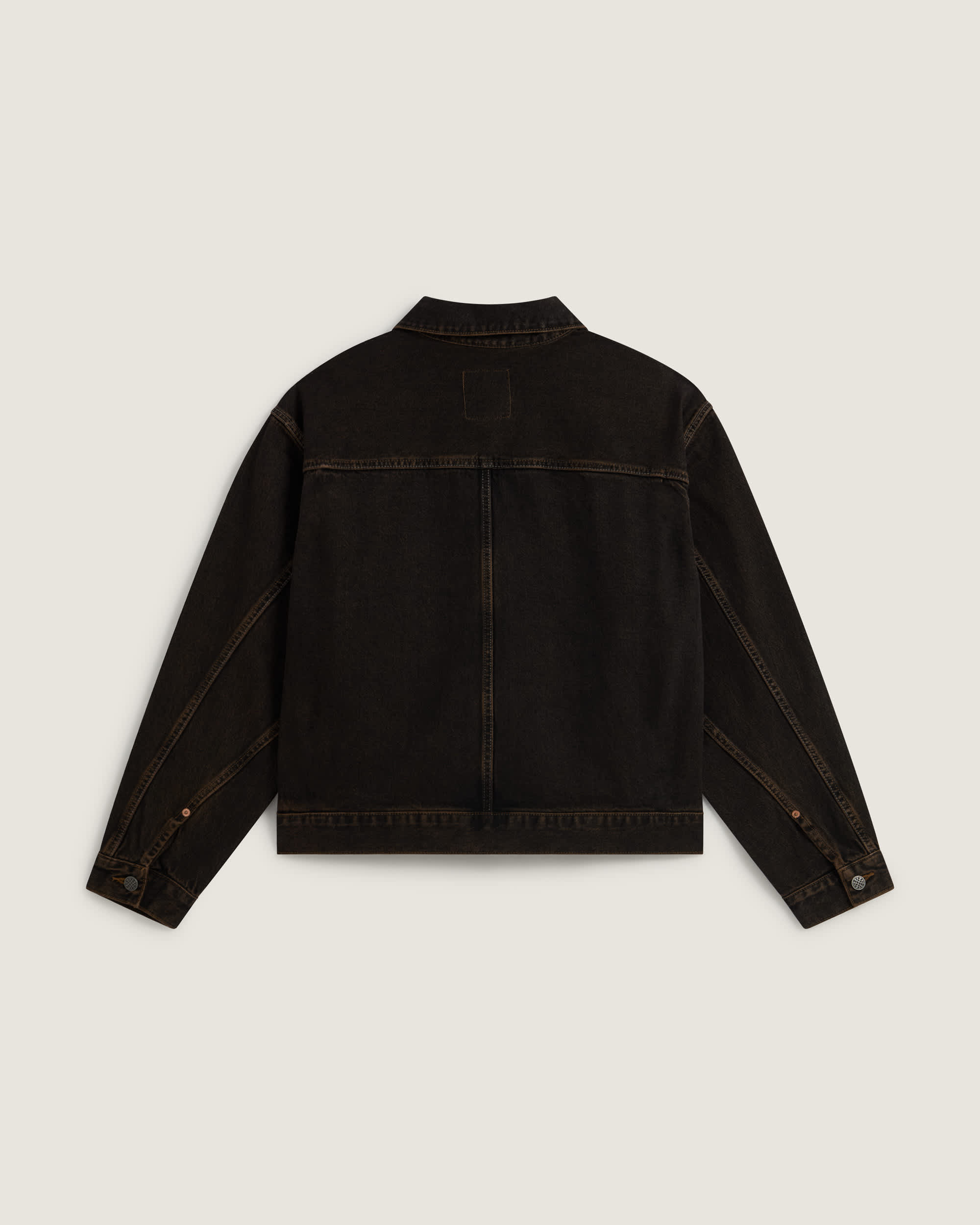 Veste Check5 Denim Trucker VANS Marron ALT1