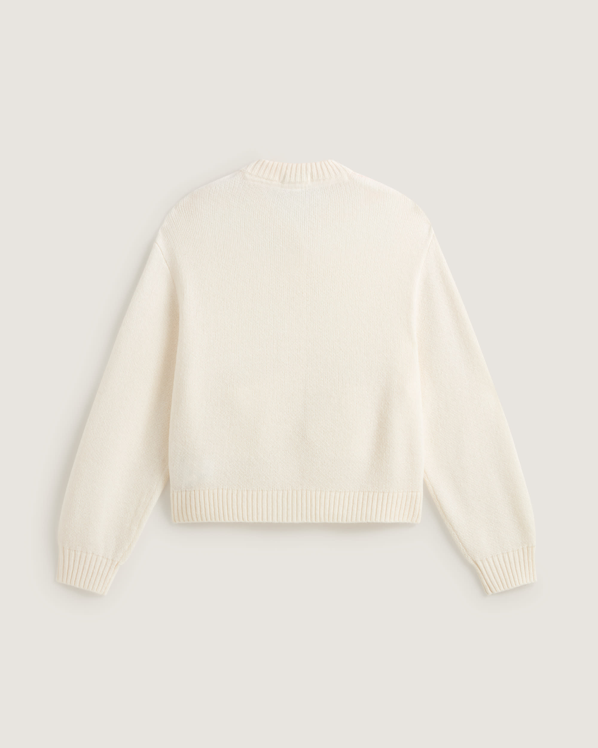 Gilet Teddy Round Neck VANS Blanc ALT1
