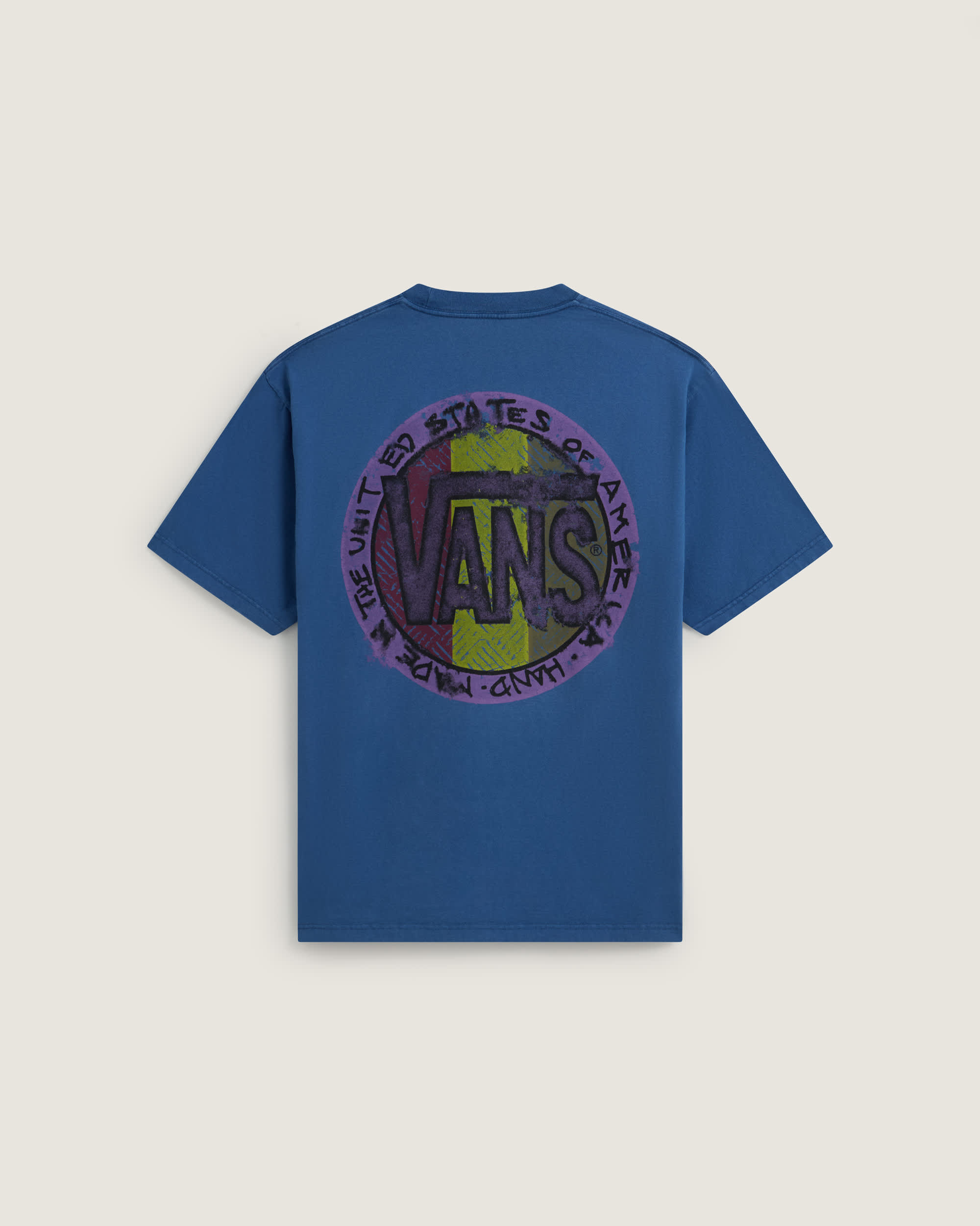 Camiseta Blotched Circle VANS Azul ALT1