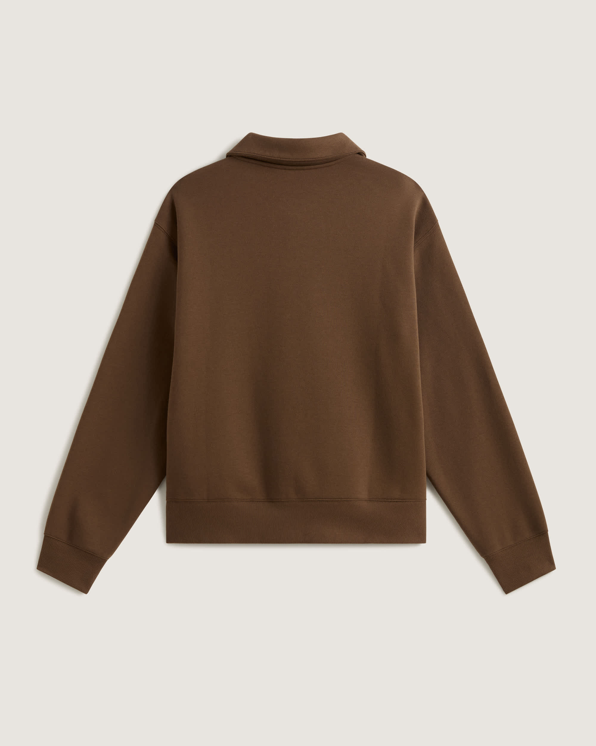 Polo FleecePullover VANS Braun ALT1