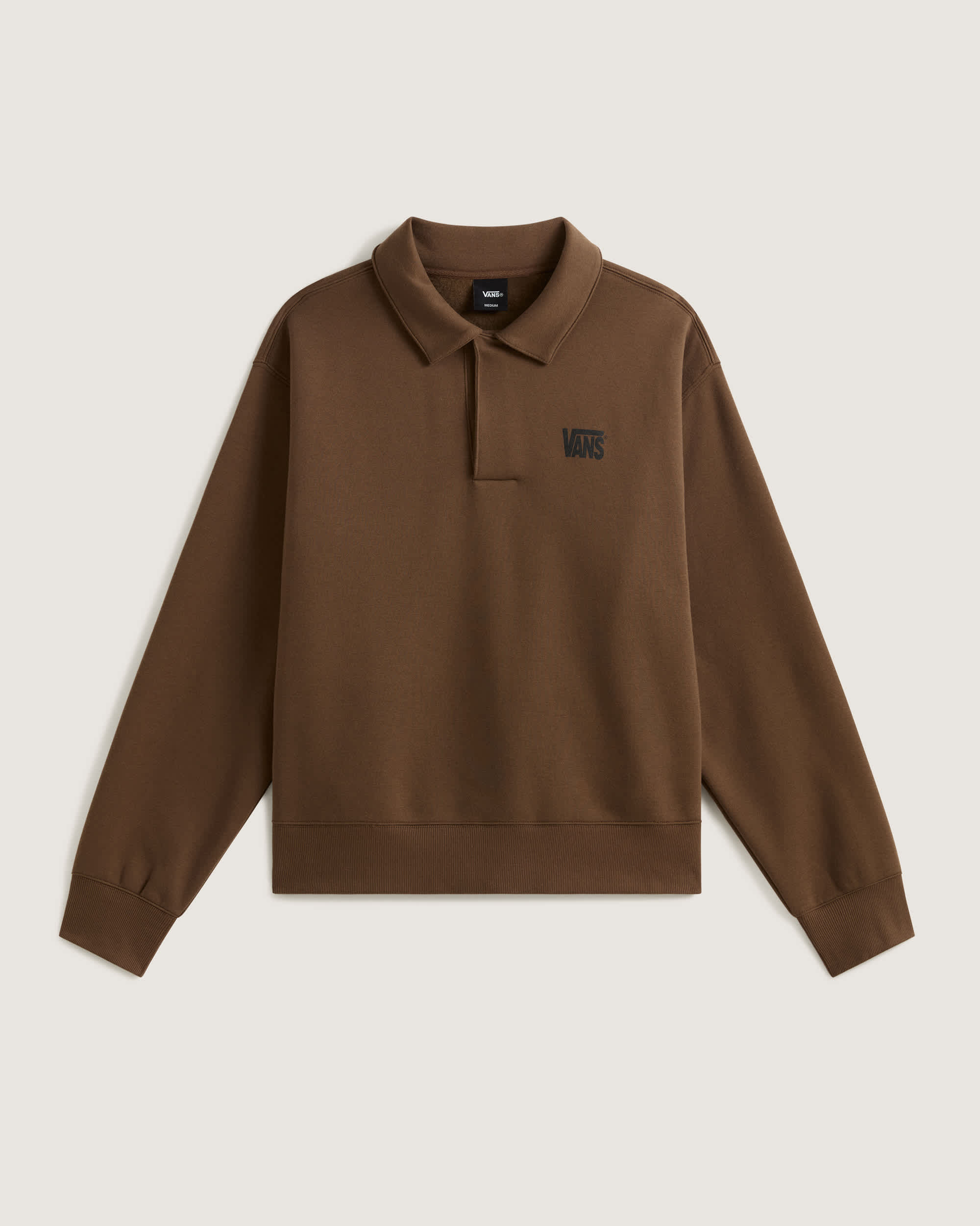 Polo FleecePullover VANS Braun HERO