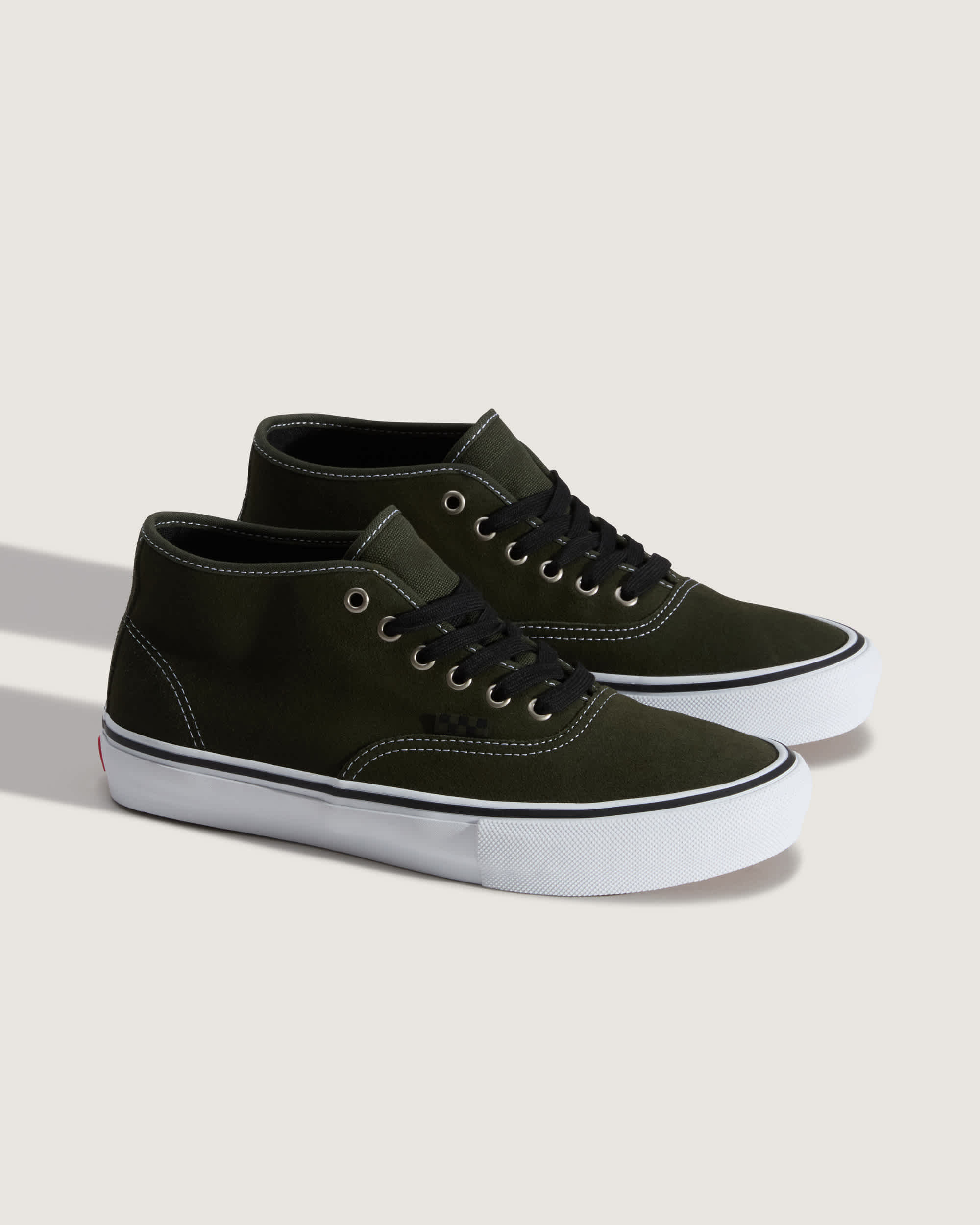 Scarpe Skate Authentic Mid VANS Verde ALT1