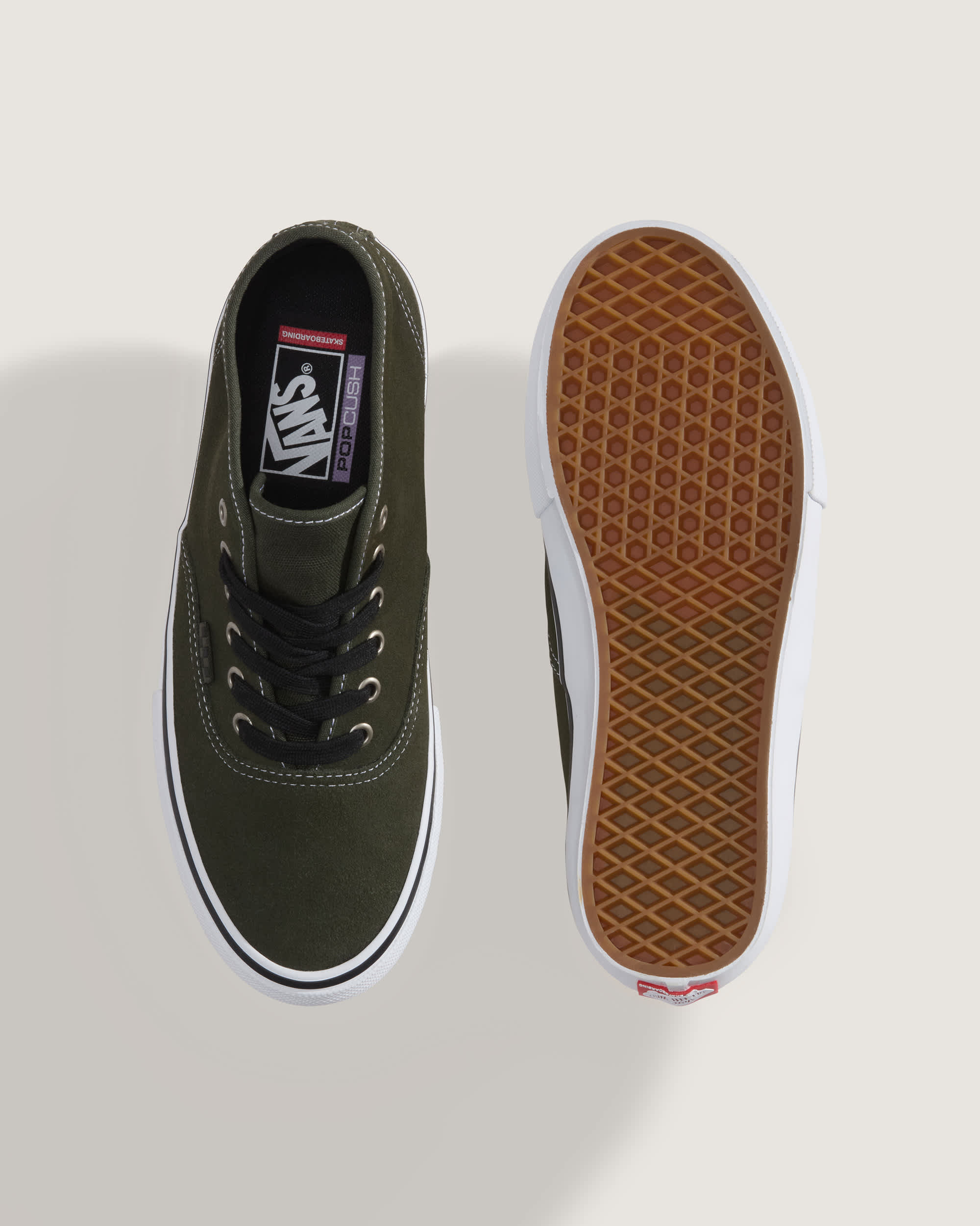 Scarpe Skate Authentic Mid VANS Verde ALT2