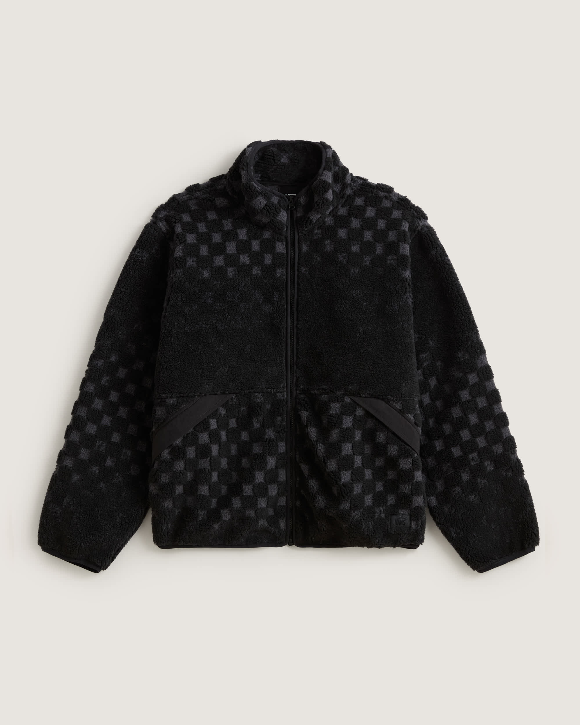 Nights High Pile Jacket Black VANS Noir HERO