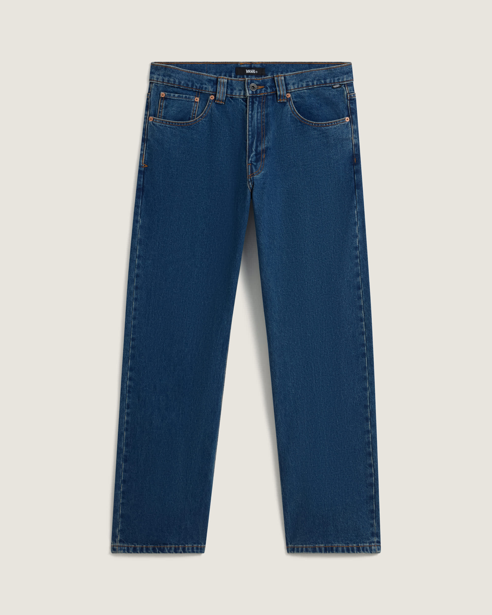 Check5 Straight Denim Pant Vintage Indigo VANS Niebieski HERO