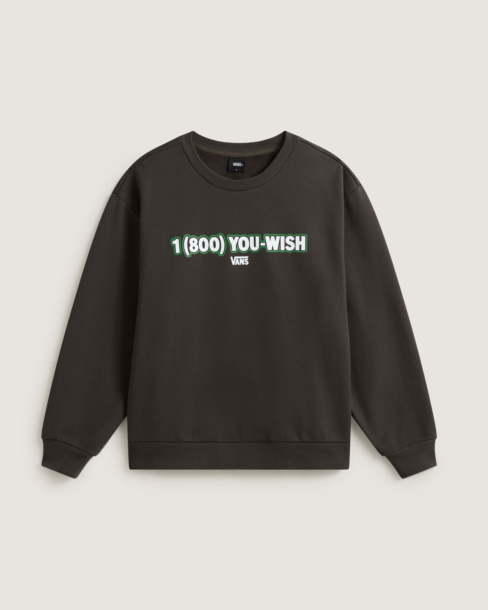 You Wish Crew Faded Black VANS Noir HERO