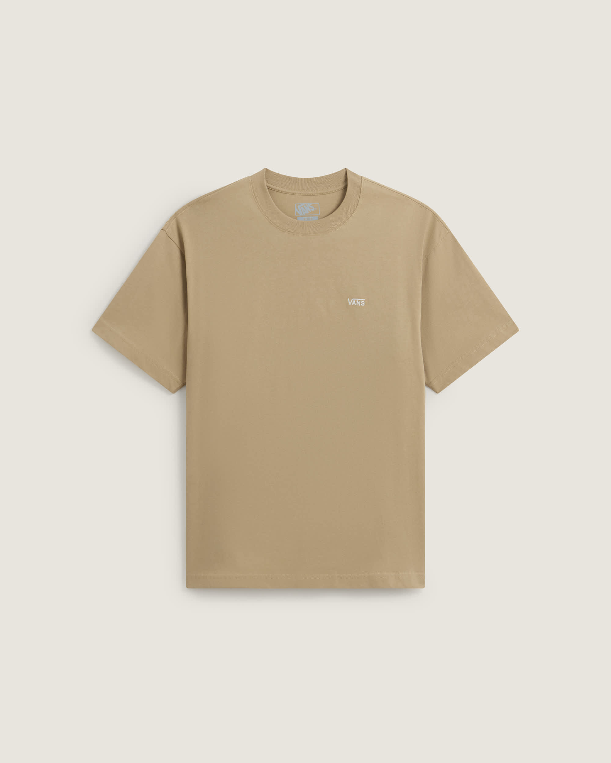 Maglietta Left Chest Logo II VANS Beige HERO