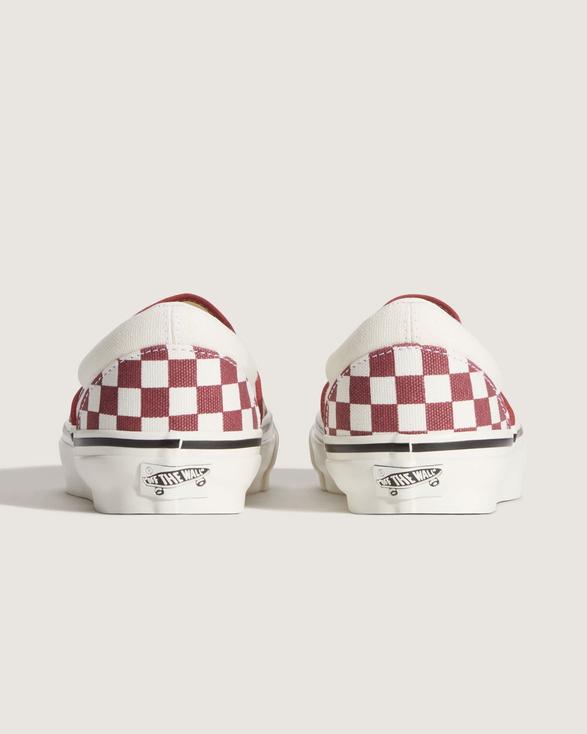 Premium Classic SlipOn Shoes VANS Red ALT3