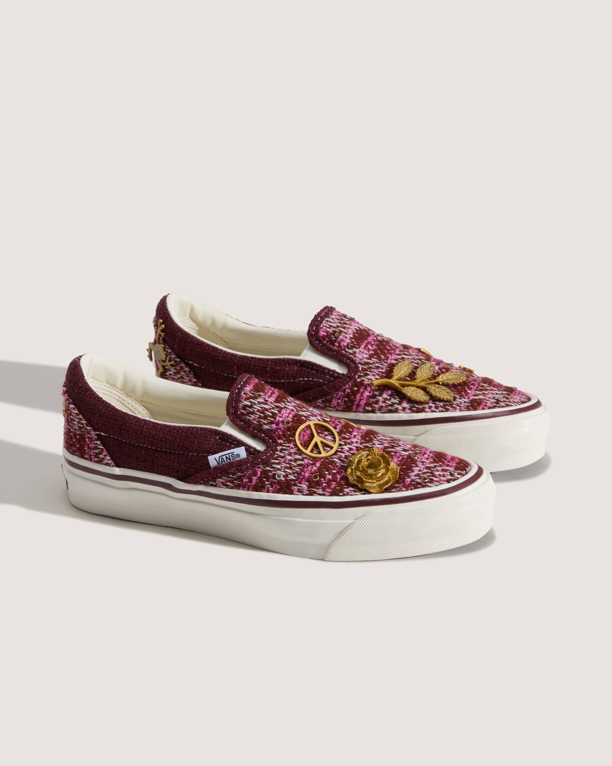 Chaussures Premium Classic SlipOn VANS Rose ALT1