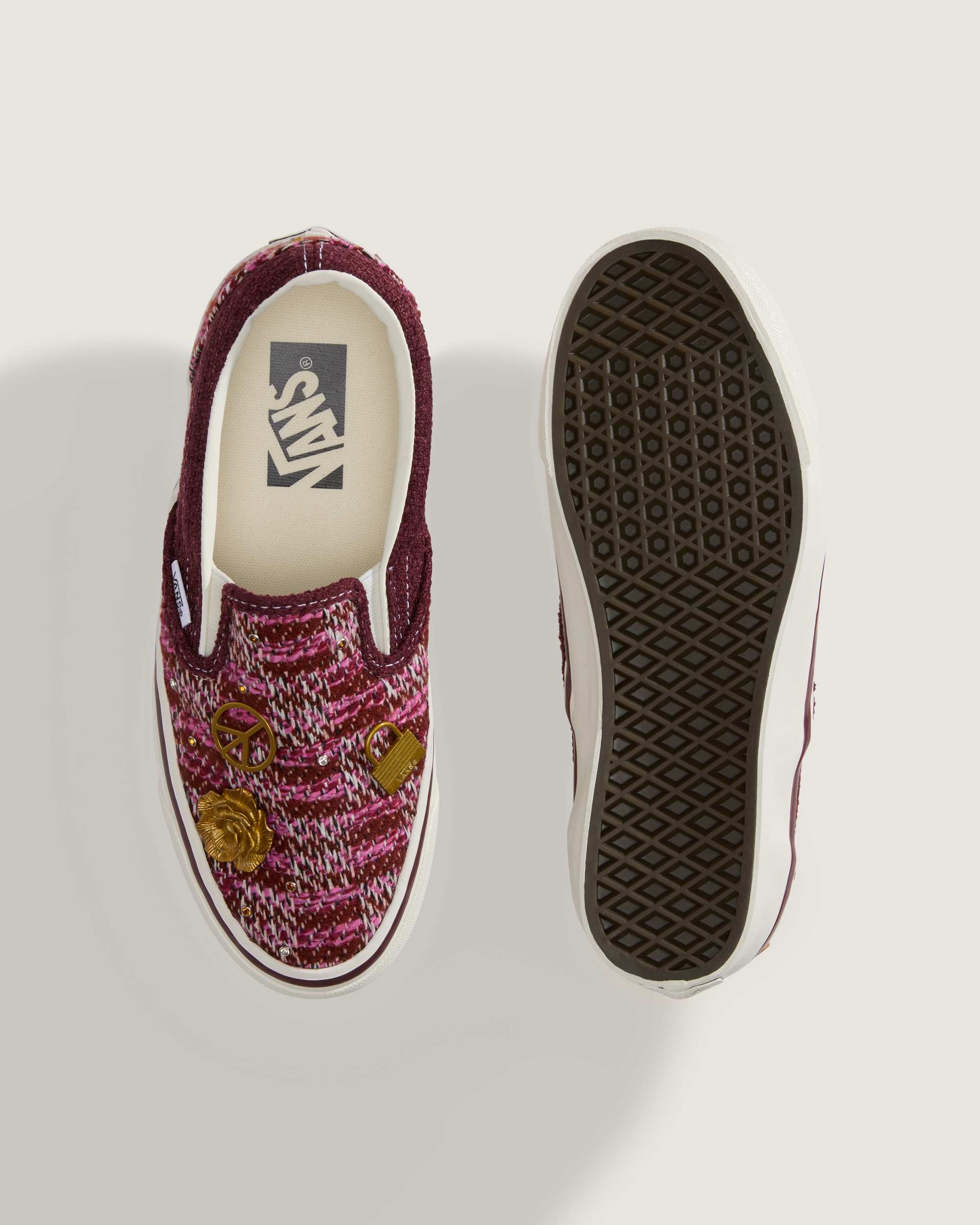 Scarpe Premium Classic SlipOn VANS MarroneRosa ALT2