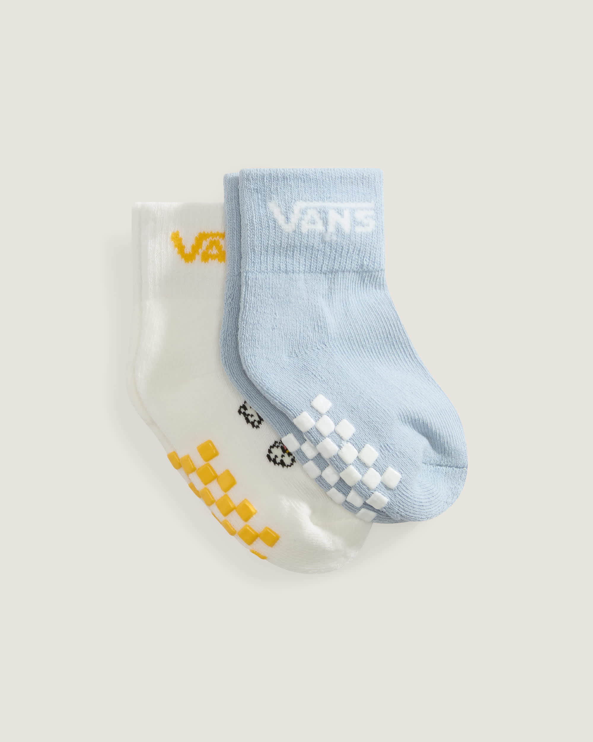 Klassische Crew Socken fr Kleinkinder 2 Paar VANS Wei ALT1
