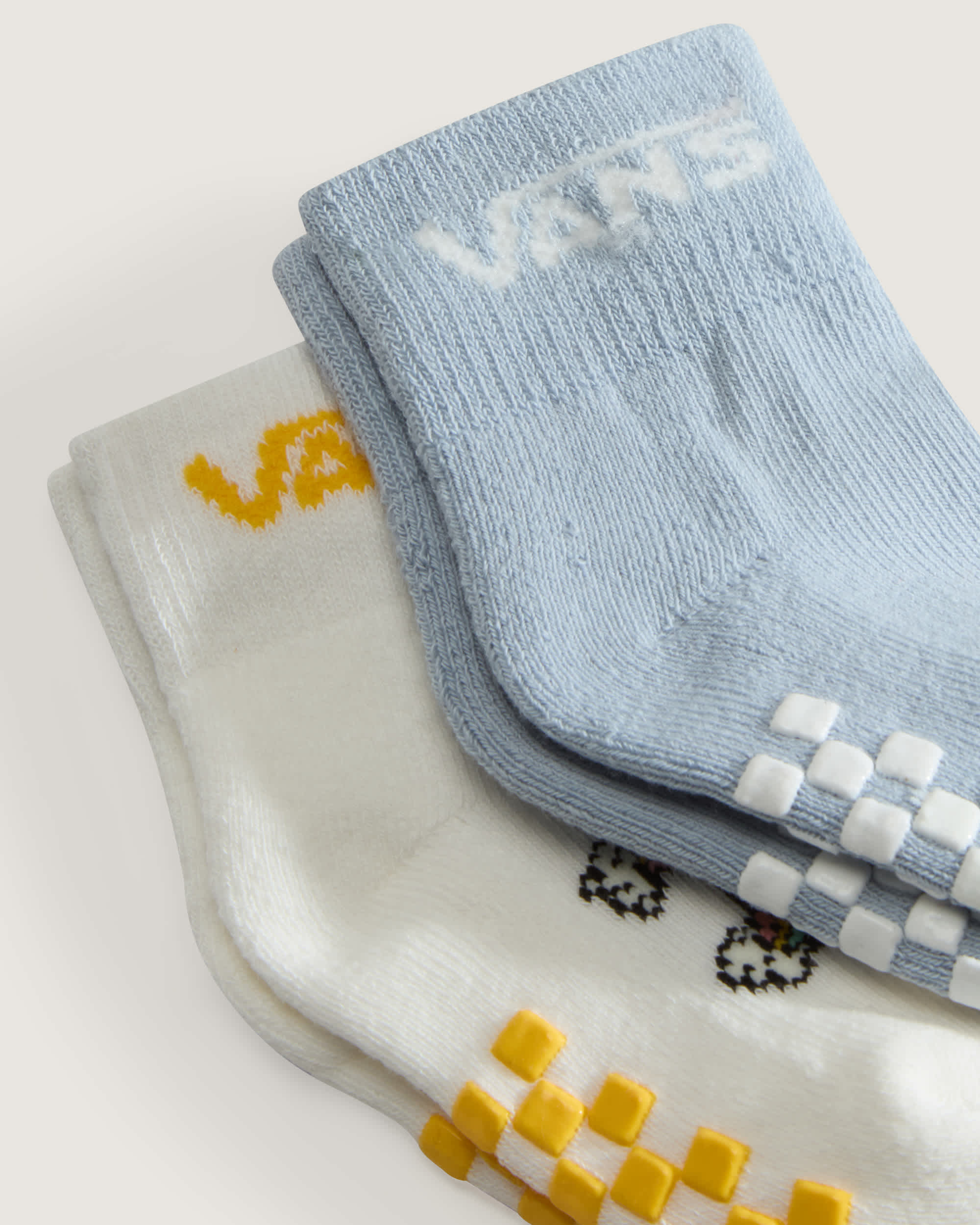 Klassische Crew Socken fr Kleinkinder 2 Paar VANS Wei ALT2