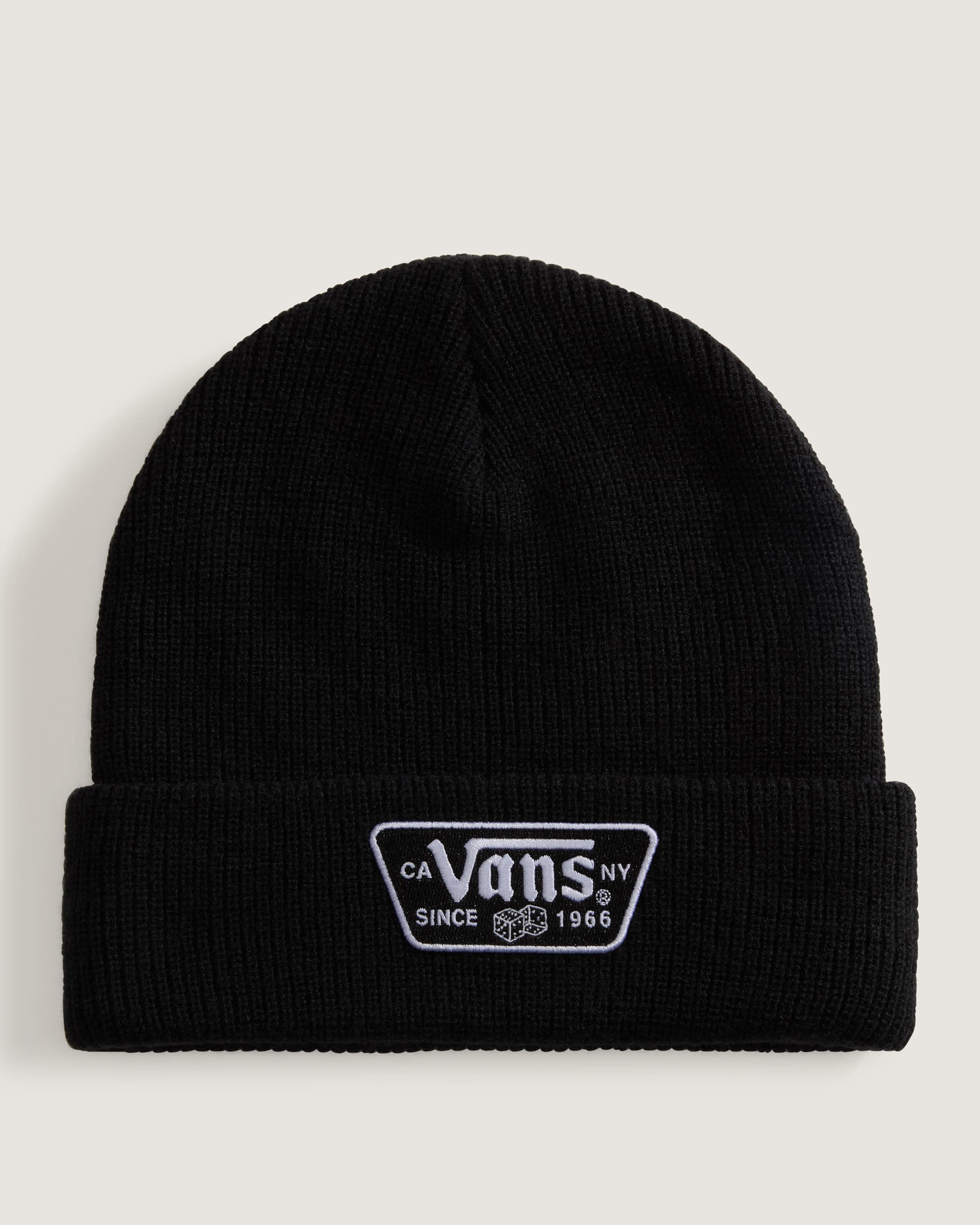 Knu Patch Beanie Black VANS Noir HERO