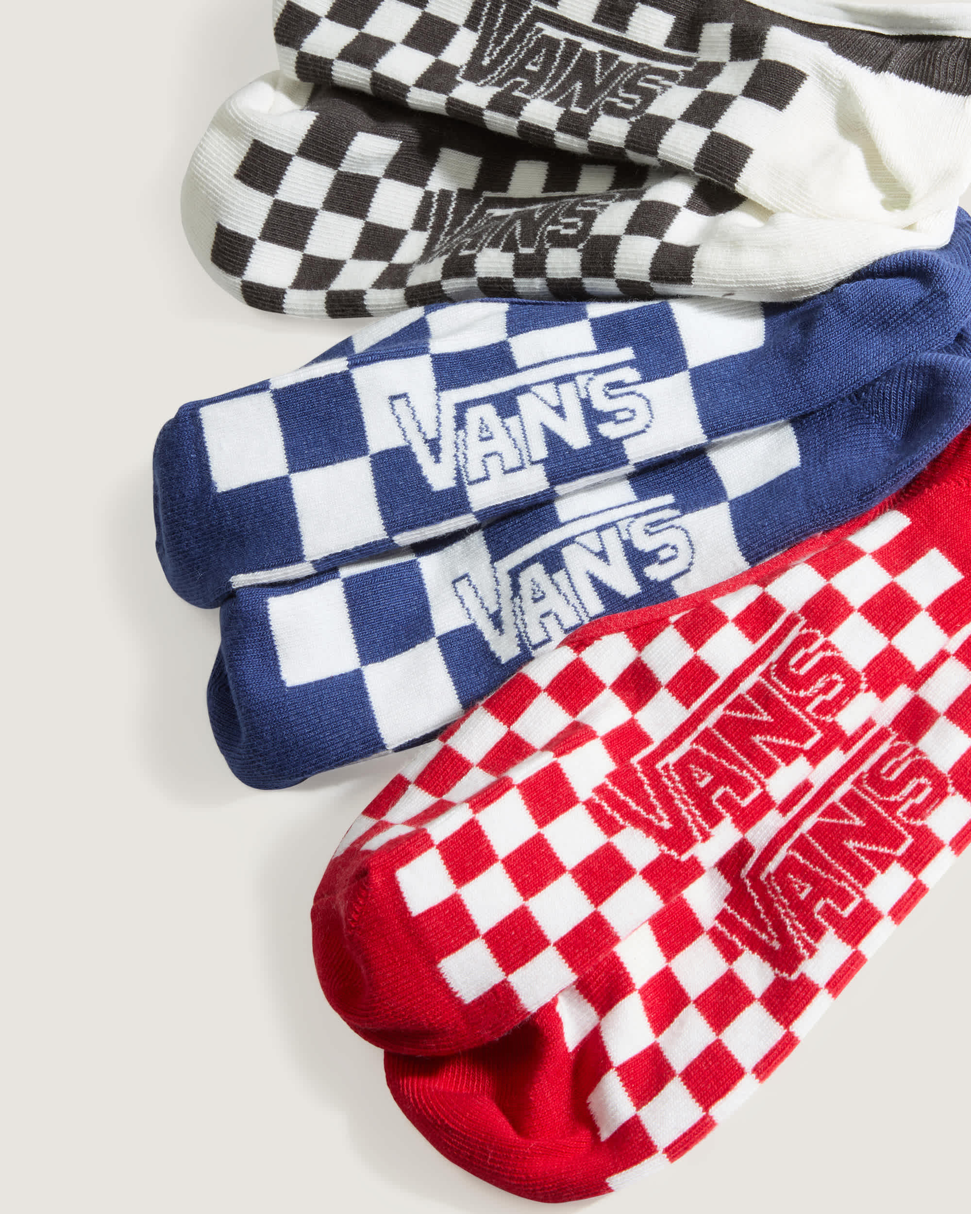Calzini Vans Check Canoodle 3 paia VANS Nero ALT2