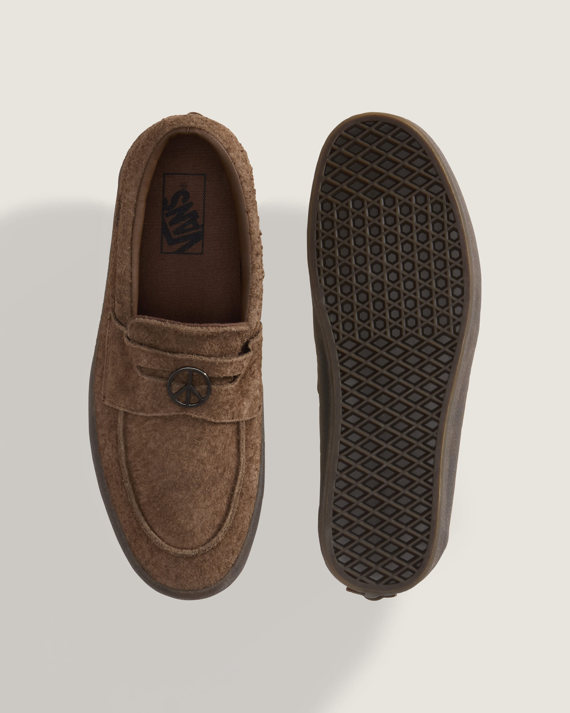 Skate Loafer Shoes VANS Brown ALT2