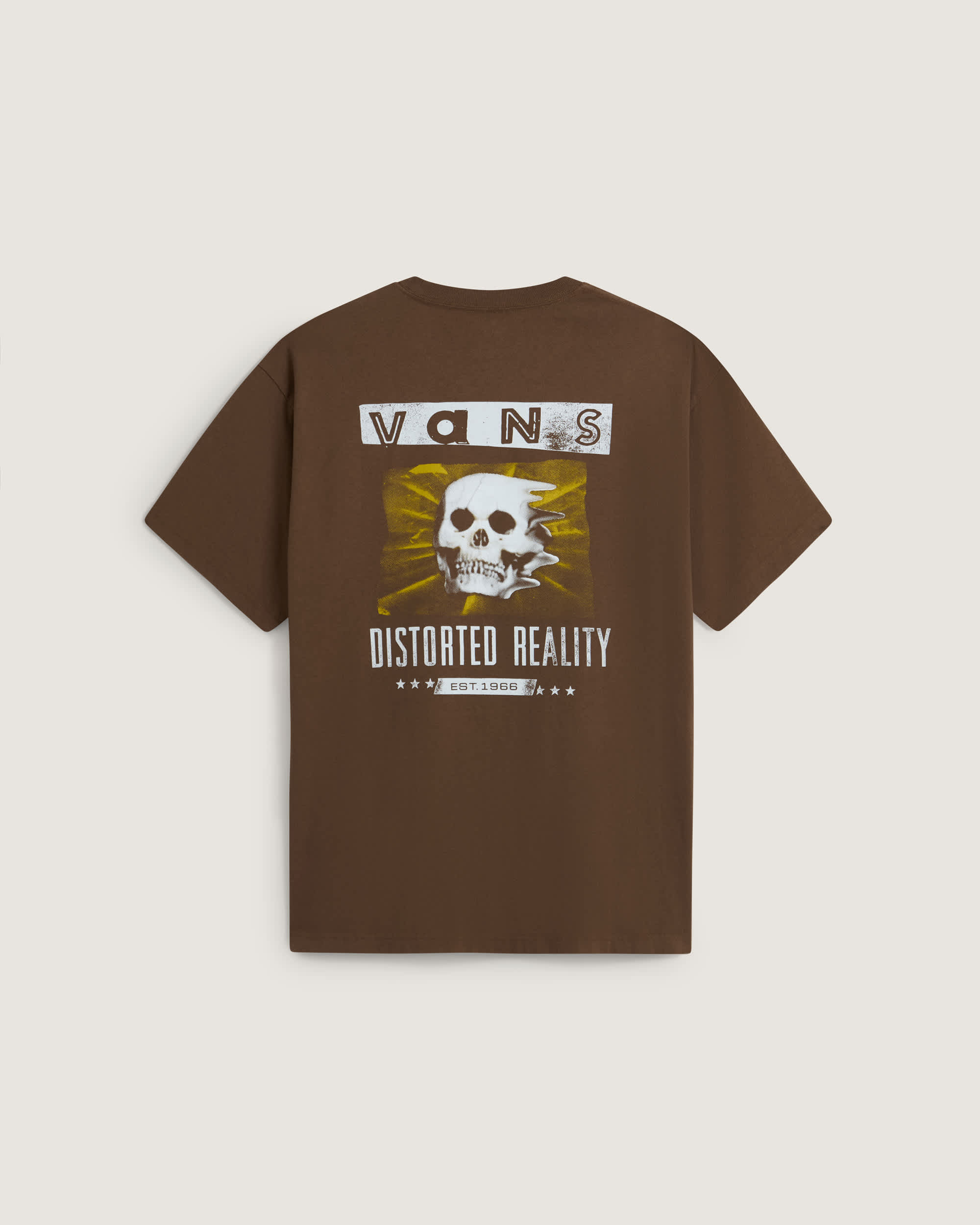 Distorted Reality SS Tee Vintage Cocoa VANS Braun ALT1
