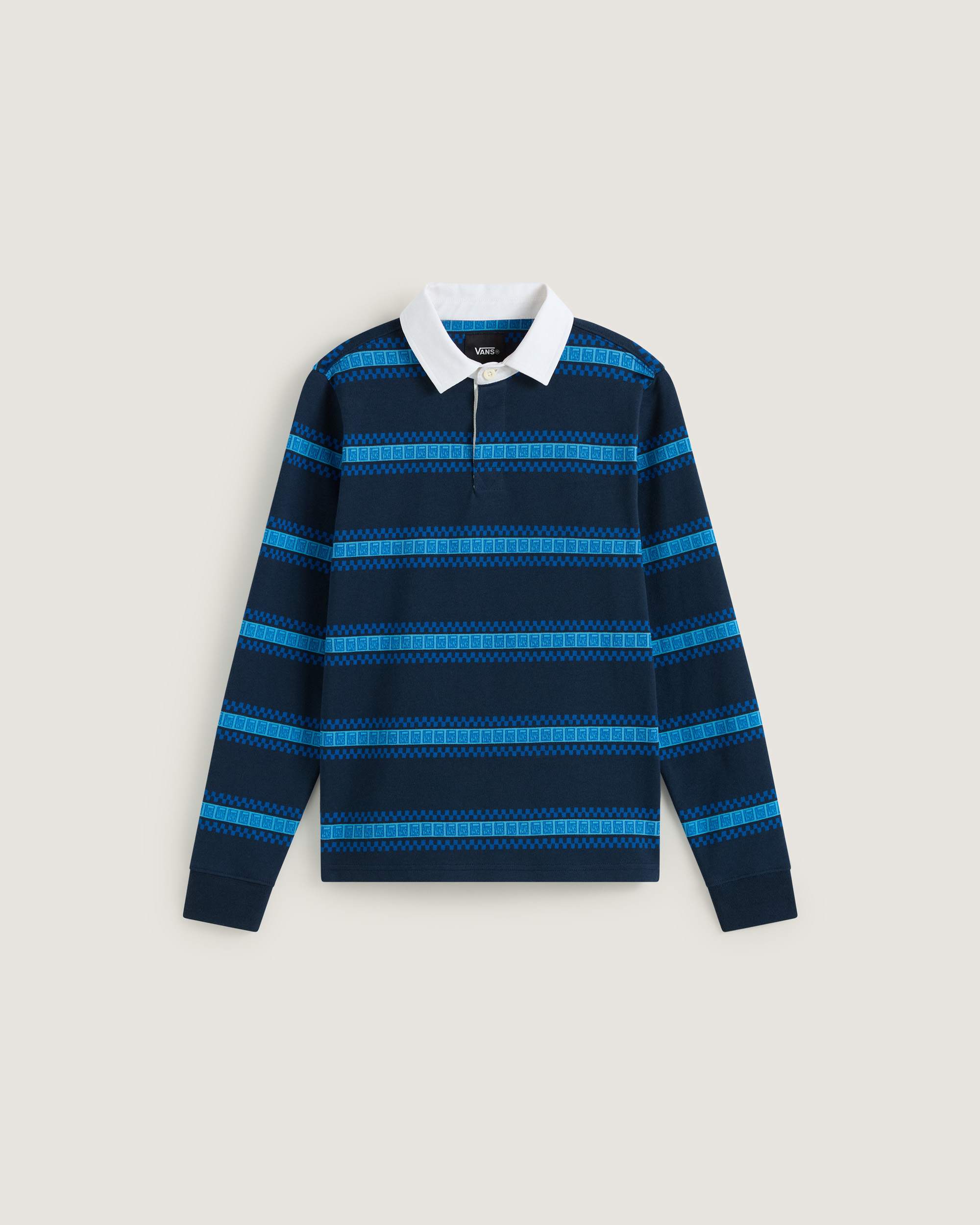 Polo a maniche lunghe Bambinoa V Rugby VANS Blu HERO
