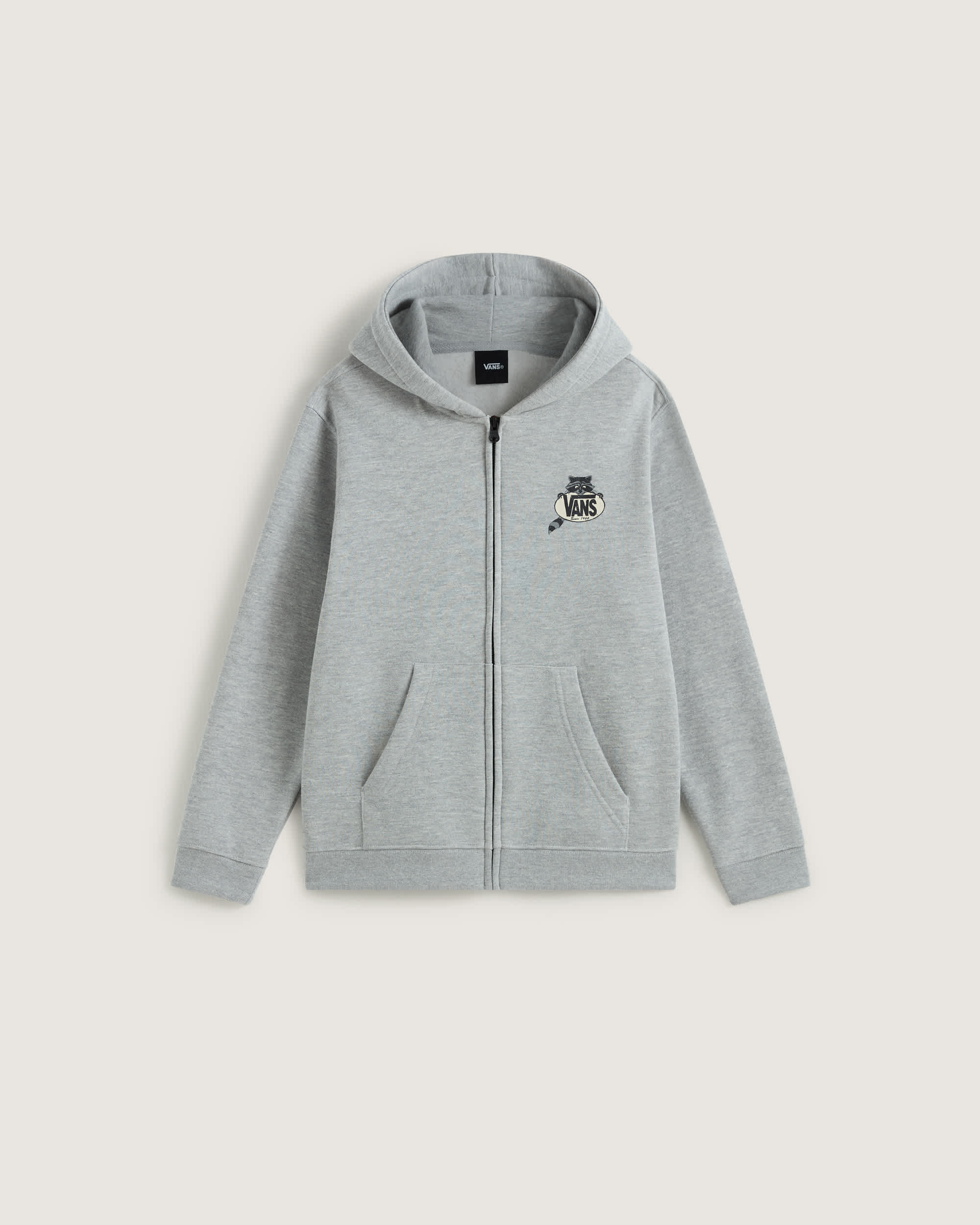 Kids Dumpster Raccoon Zip Hoodie 814 years VANS Grey HERO