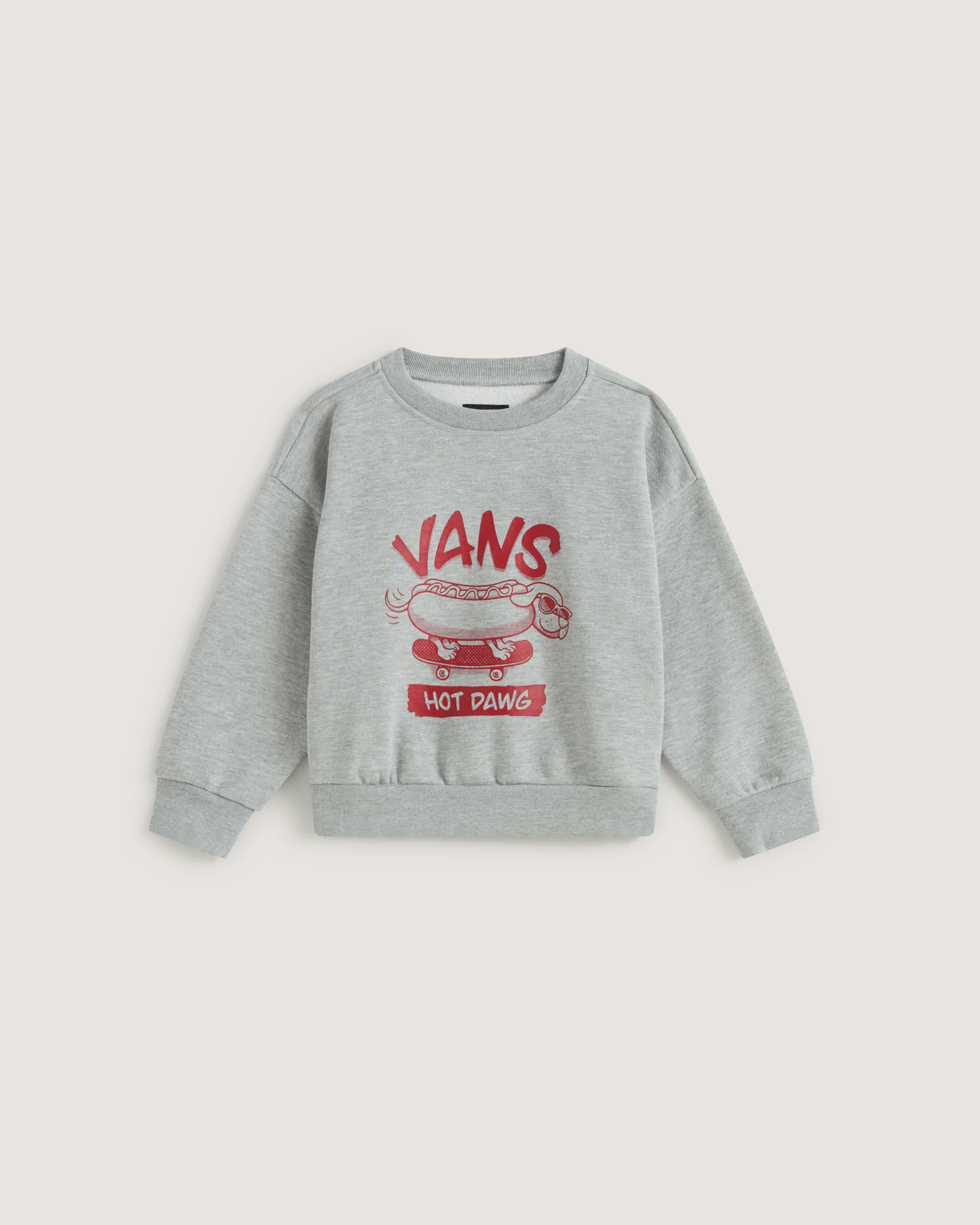 Kids Hot Dawg Crew Sweatshirt 28 years VANS Grey HERO