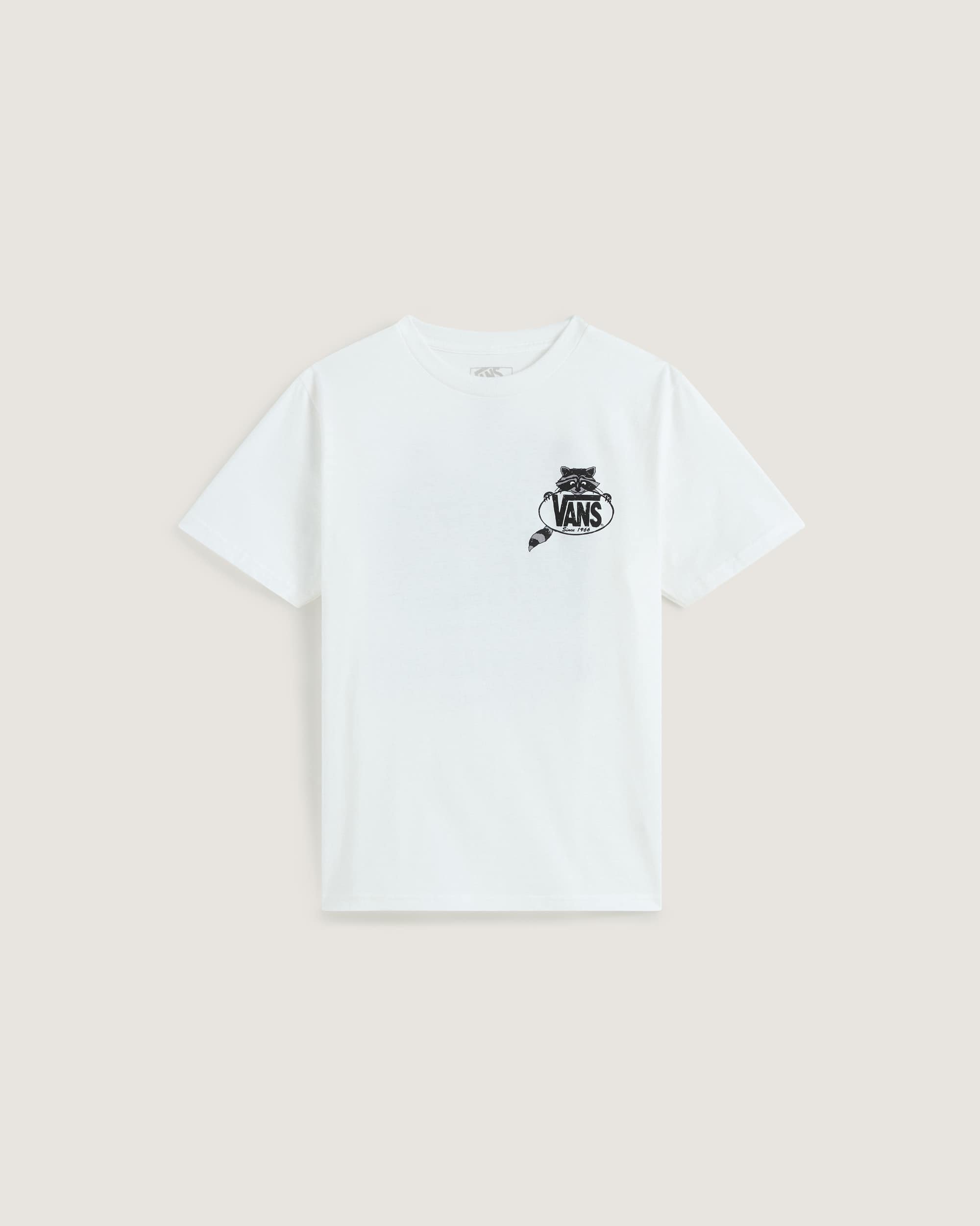 Kids Dumpster Raccoon TShirt 814 years VANS White HERO