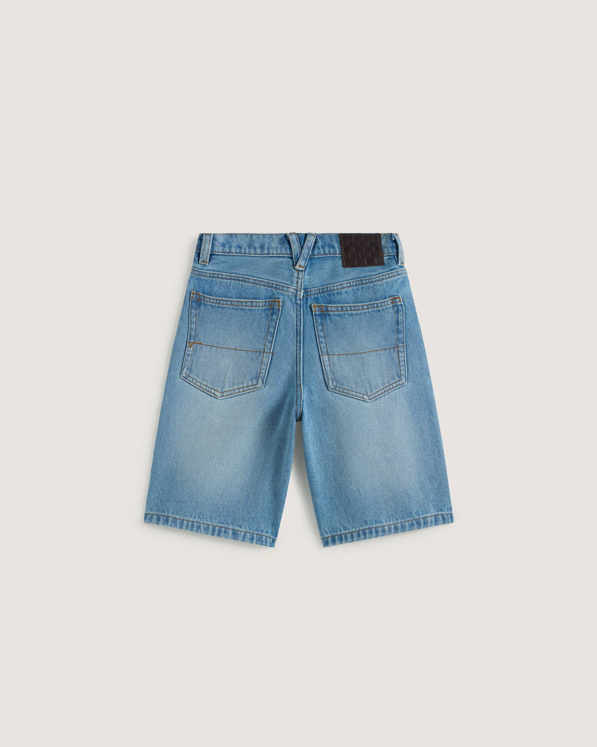 Kids Check5 Baggy Denim Shorts 814 years VANS Blue ALT1