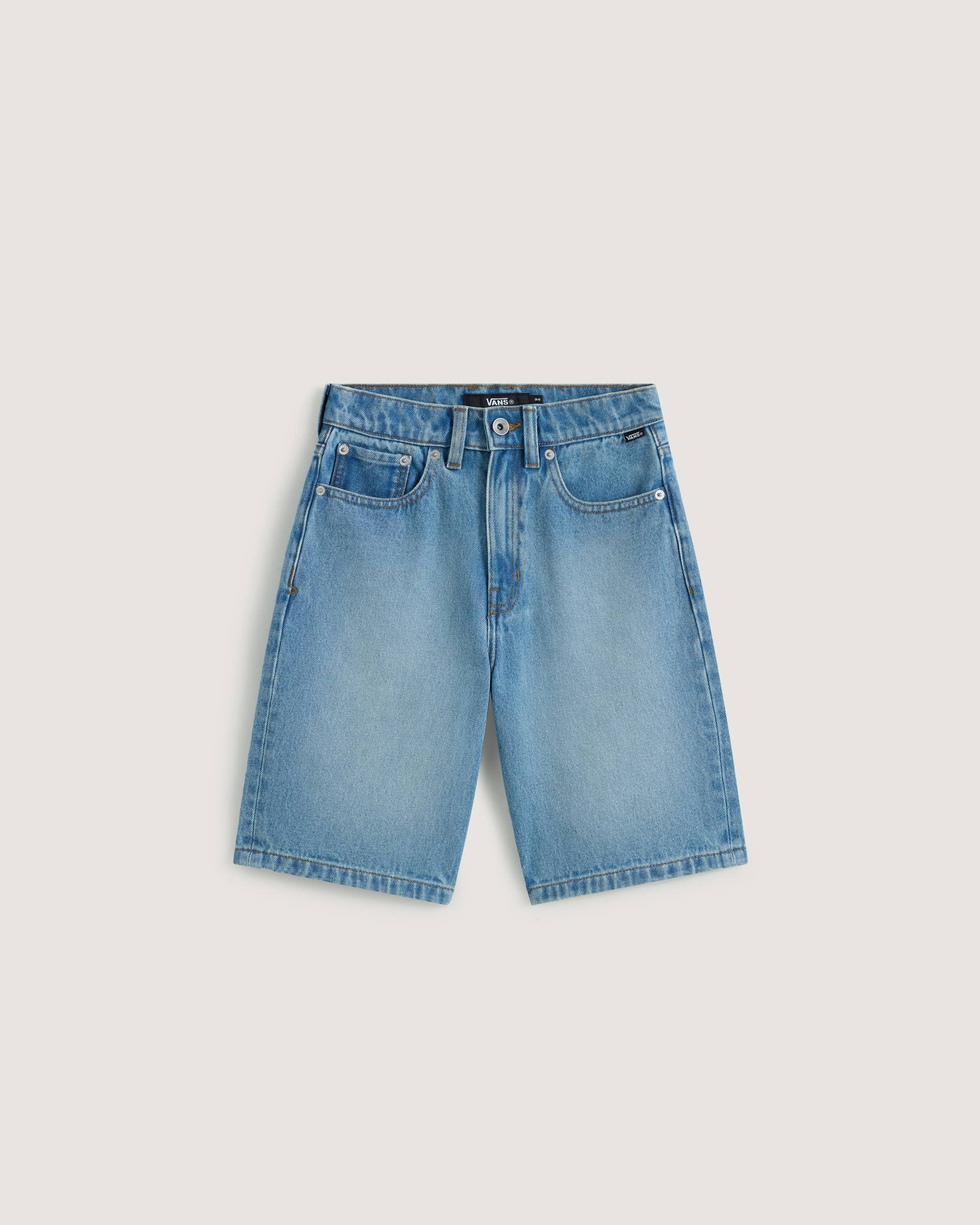 Kids Check5 Baggy Denim Shorts 814 years VANS Blue HERO