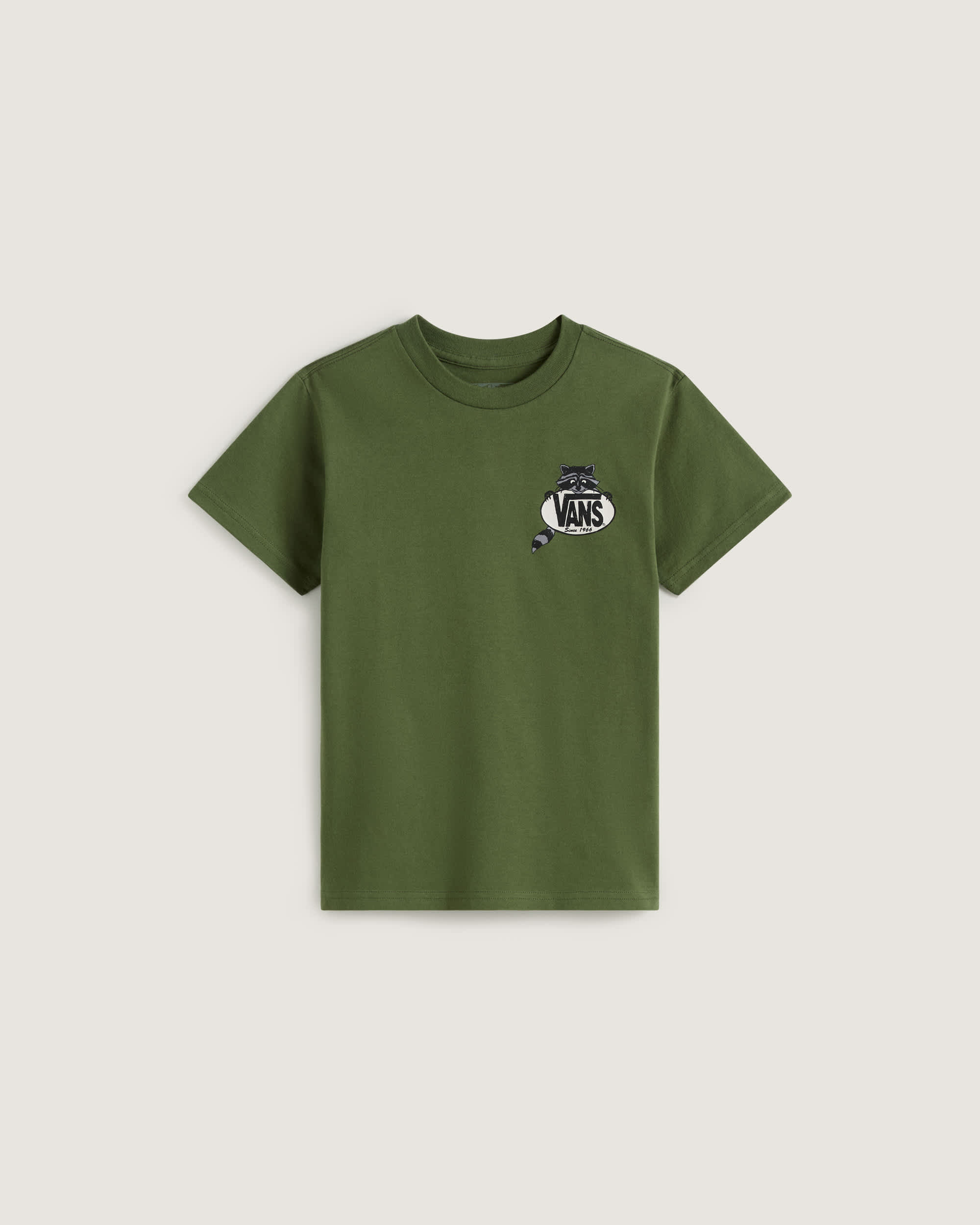 Dziecicy Tshirt Dumpster Raccoon 28 lat VANS Zielony HERO