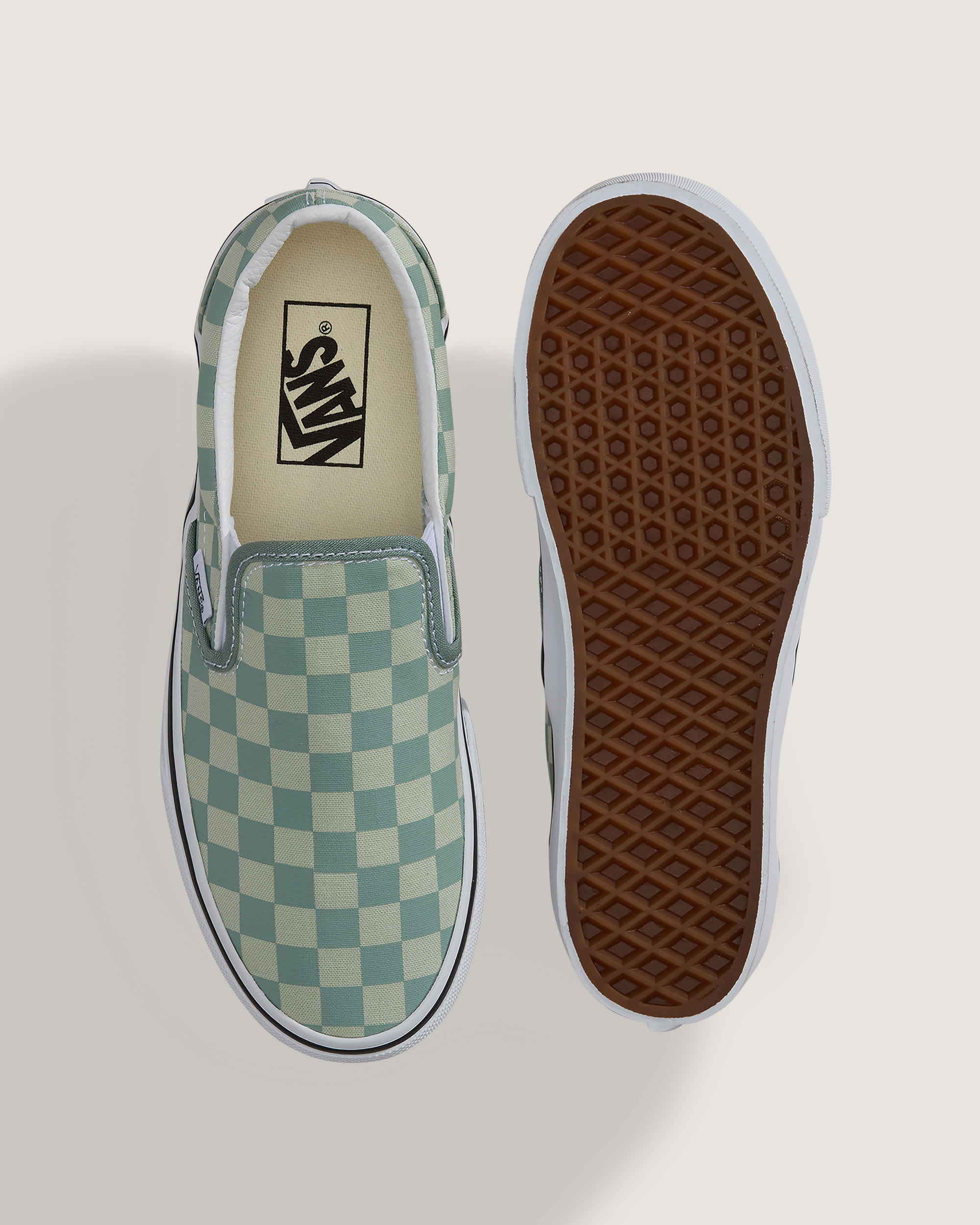 Scarpe Classic SlipOn Platform VANS Verde ALT2