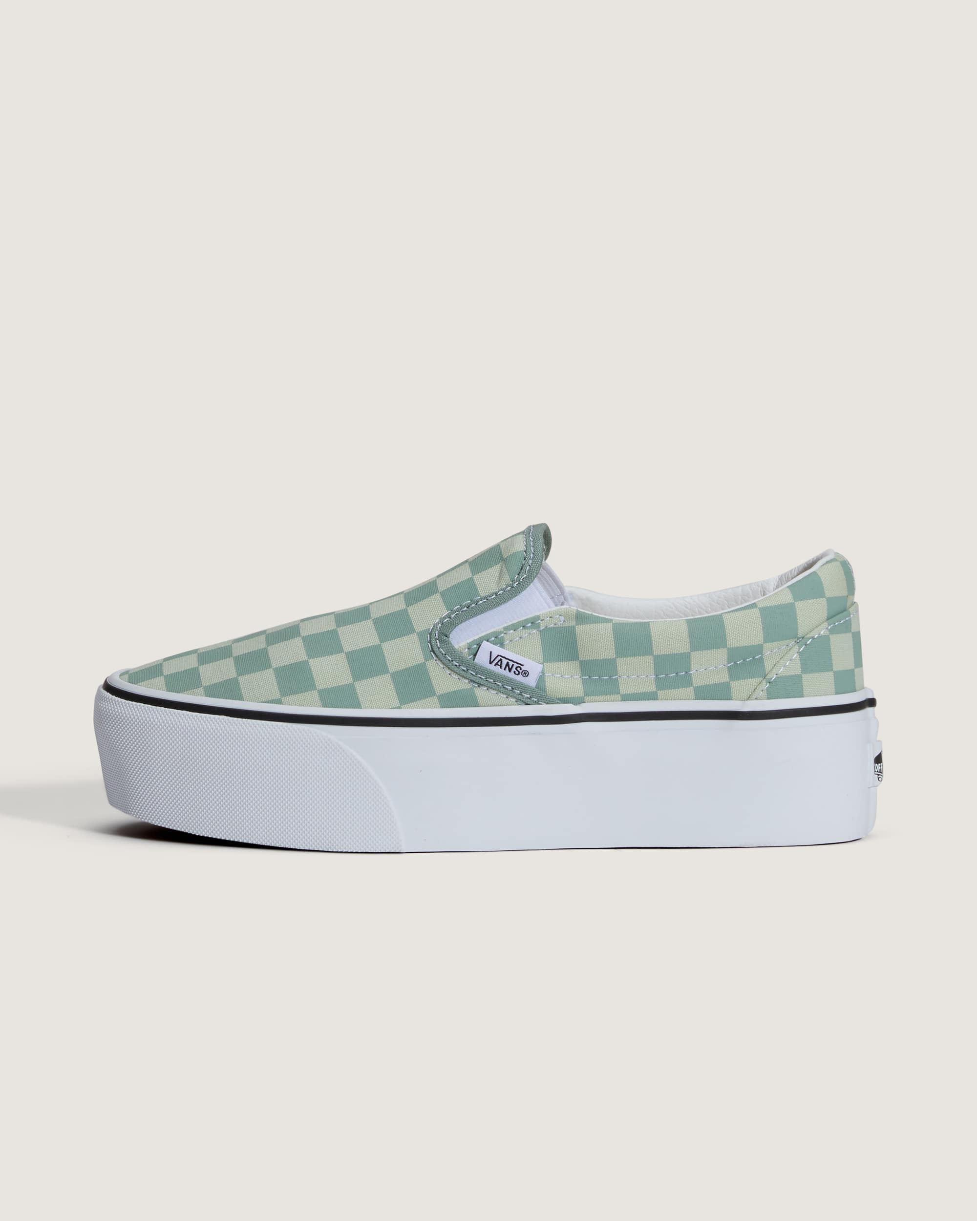 Scarpe Classic SlipOn Platform VANS Verde HERO