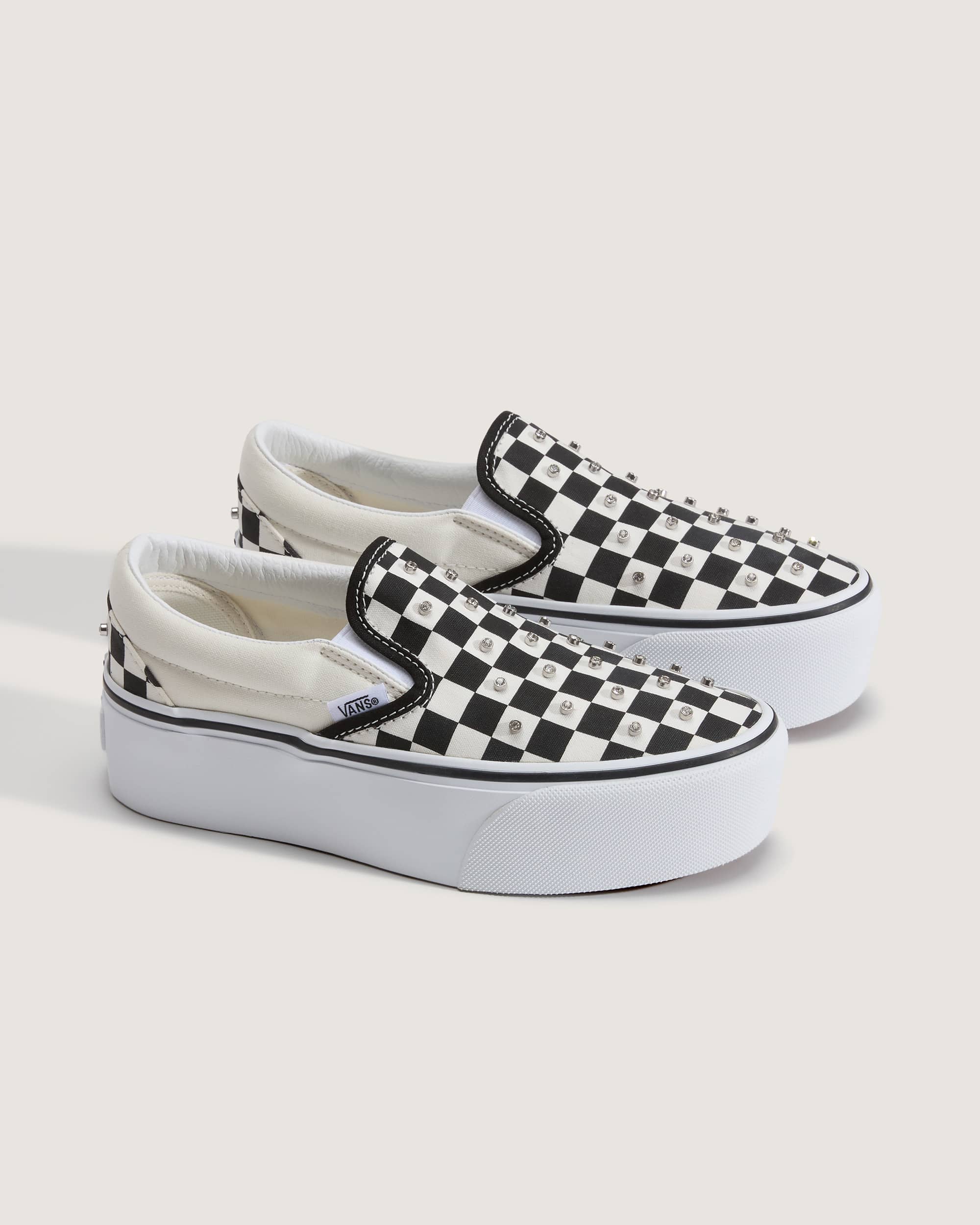 Youth Classic SlipOn Platform Shoes 814 years VANS Black ALT1