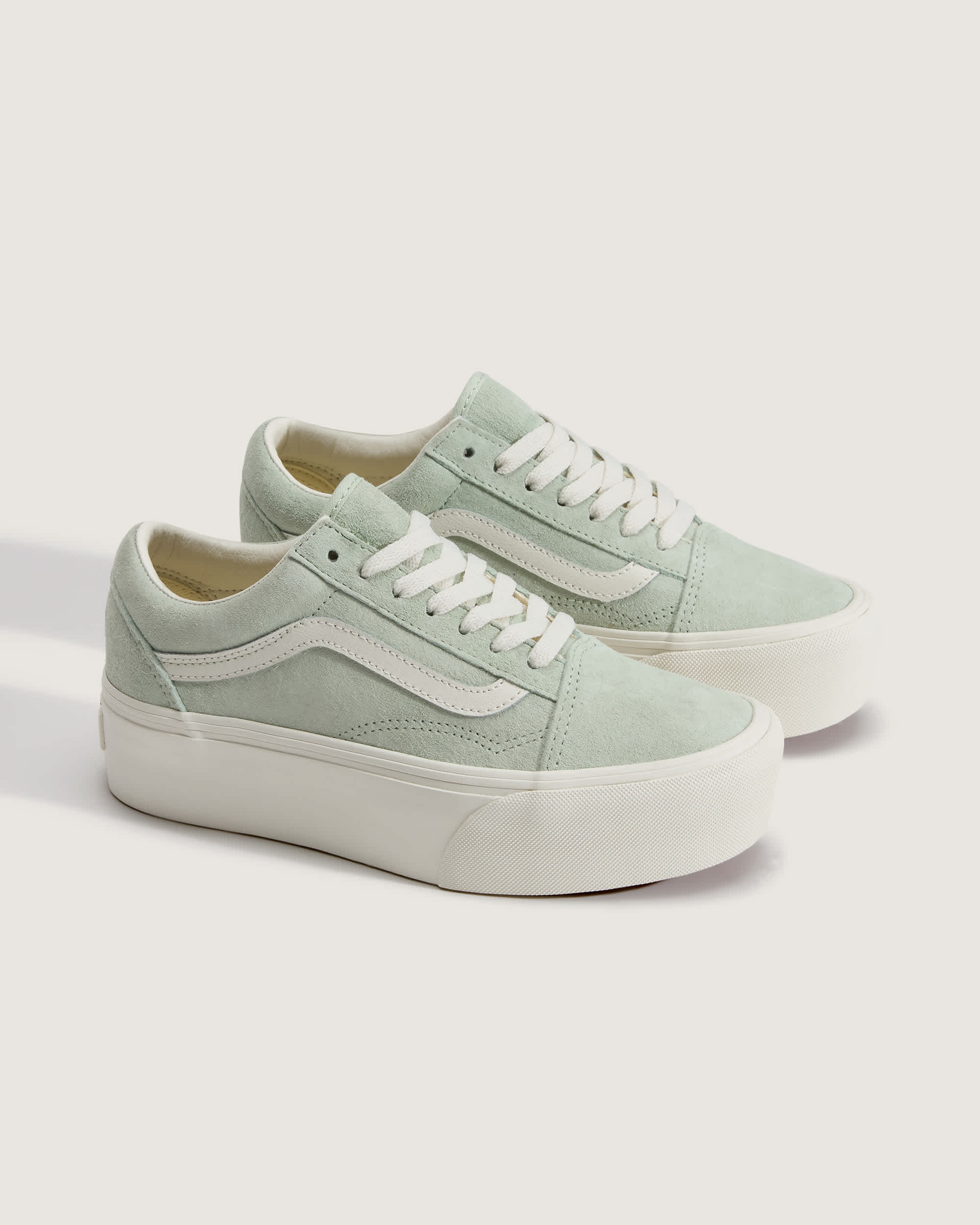 Scarpe Old Skool Platform VANS Verde ALT1