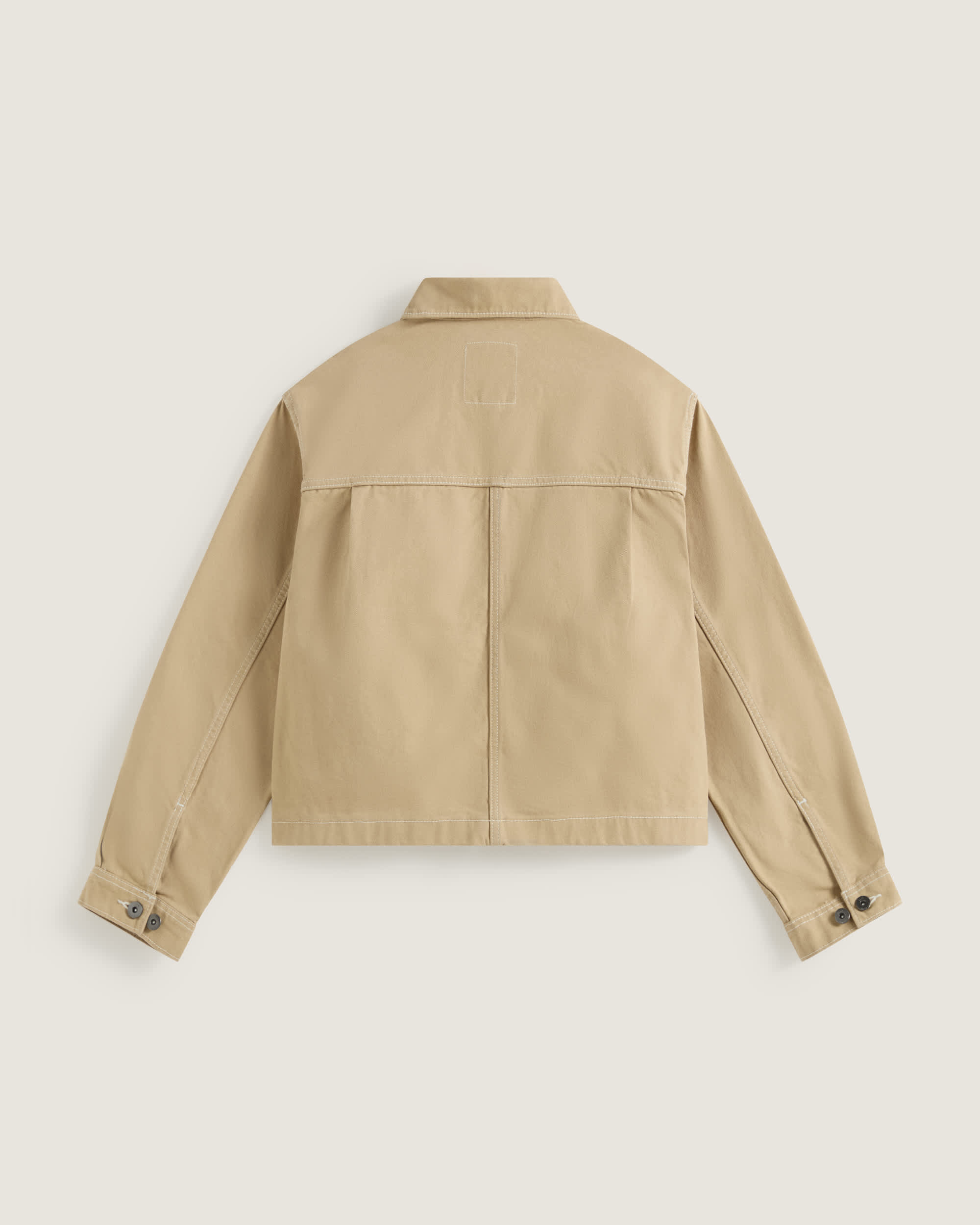 Emily Boxy Work Wear Jacke VANS Beige ALT1