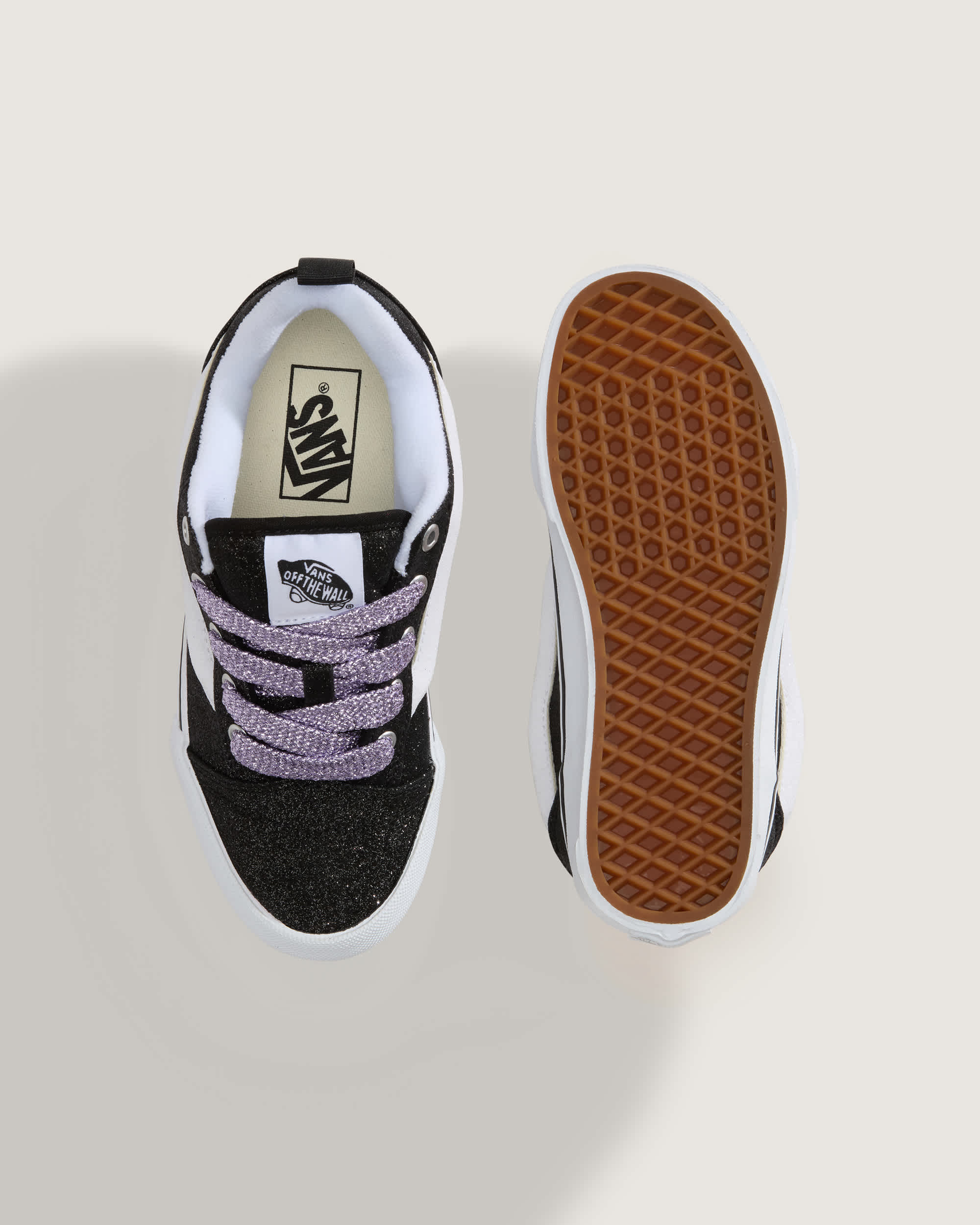 Jugendliche Knu Skool Schuhe 814 Jahre VANS Schwarz ALT2