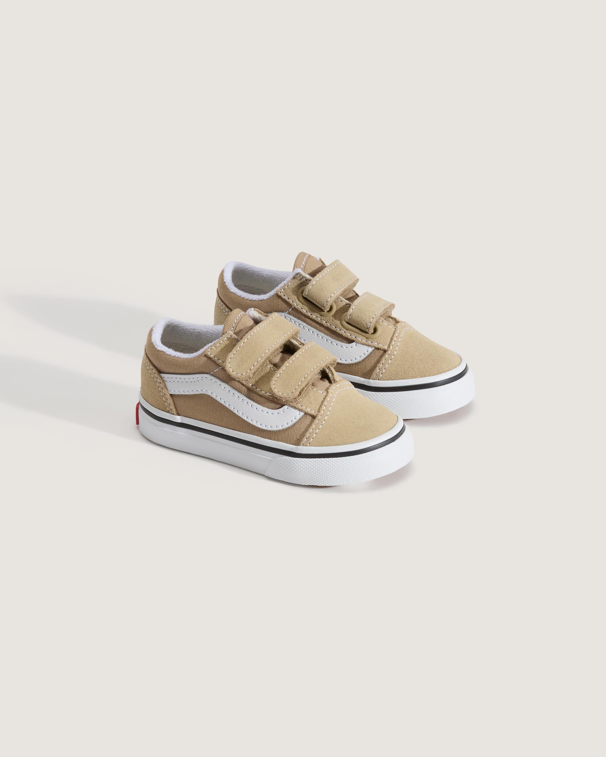 Scarpe Bambinoa Old Skool V 14 anni VANS Beige ALT1